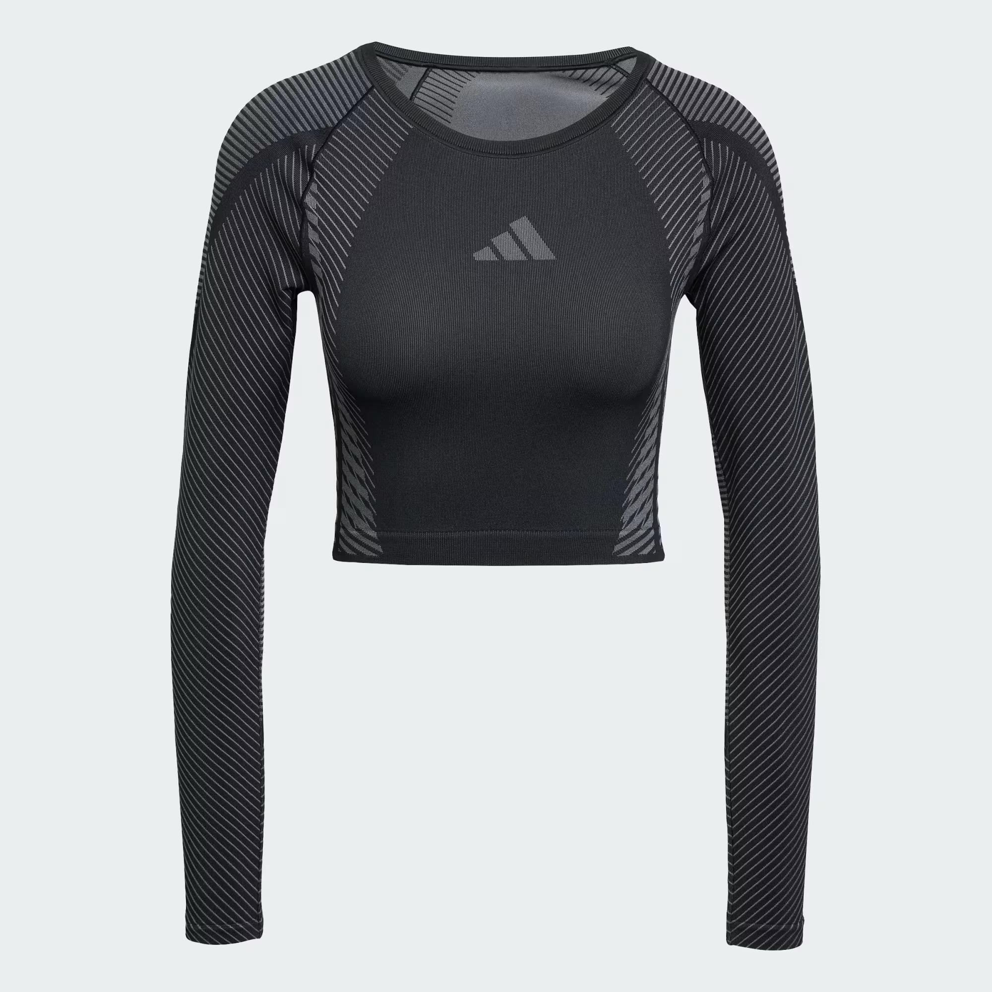 SEAMLESS LS - ADIDAS SIYAH