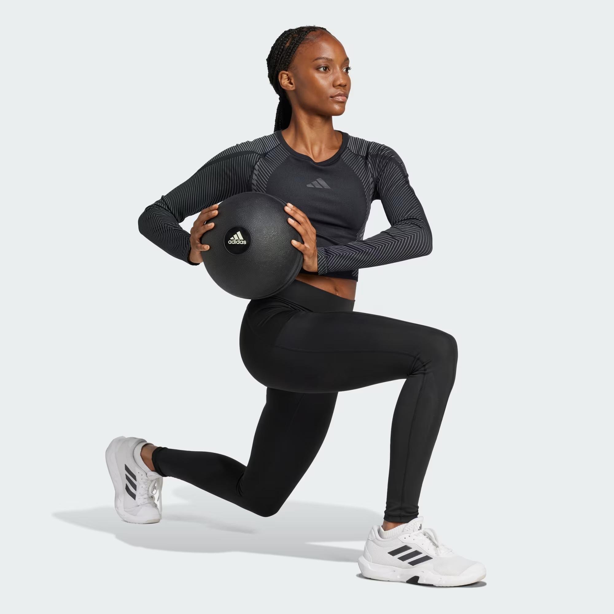 SEAMLESS LS - ADIDAS SIYAH