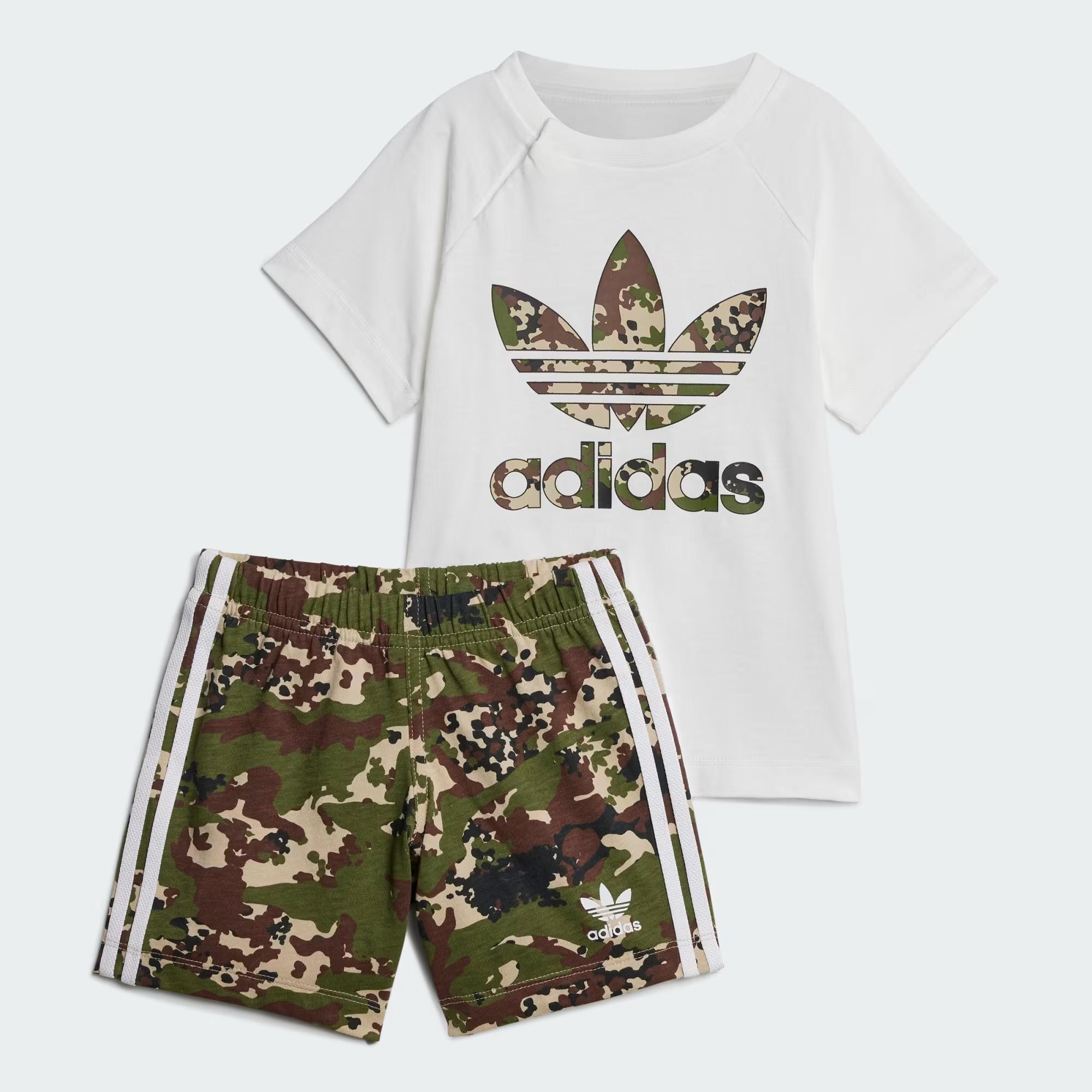 SHORT TEE SET - ADIDAS SIYAH