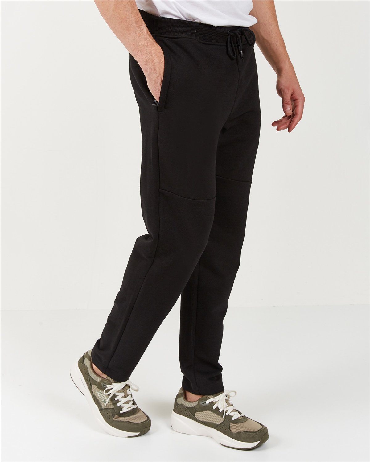 Skechers Lw Fleece M Front Pieced Slim Pant Erkek Eşofman Altı