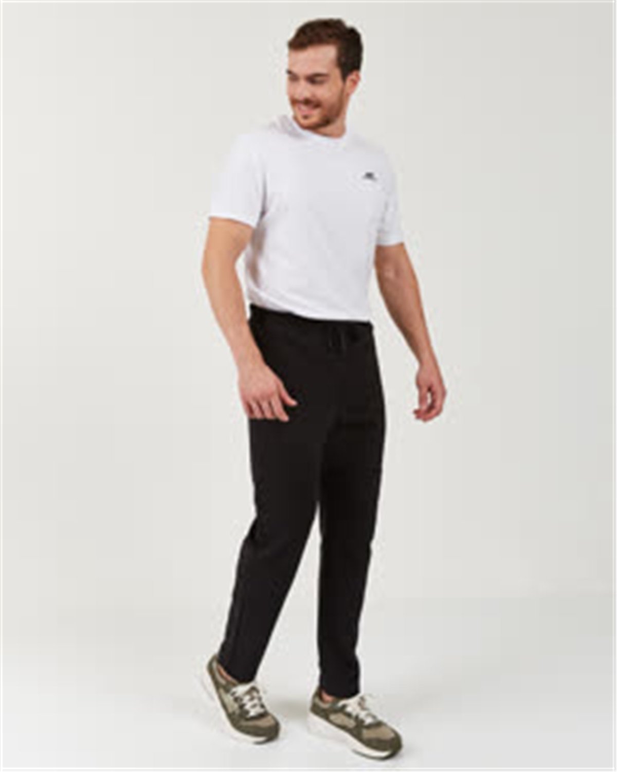 Skechers Lw Fleece M Front Pieced Slim Pant Erkek Eşofman Altı