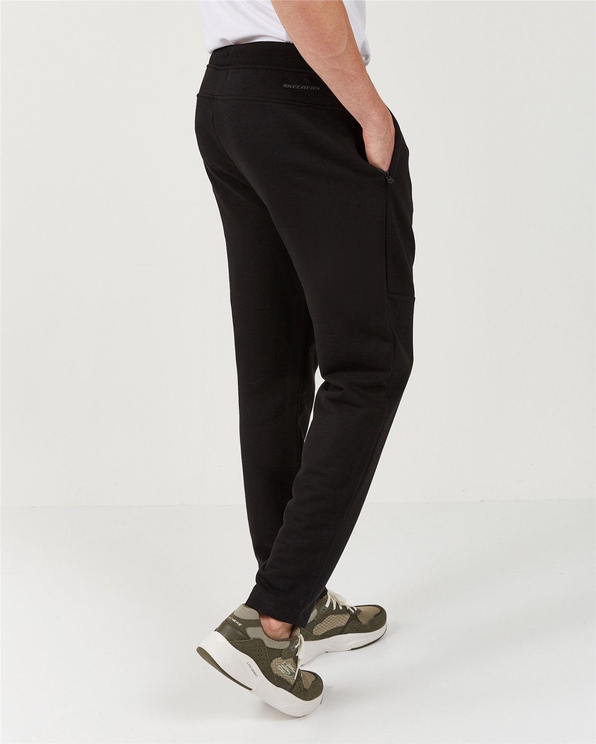 Skechers Lw Fleece M Front Pieced Slim Pant Erkek Eşofman Altı