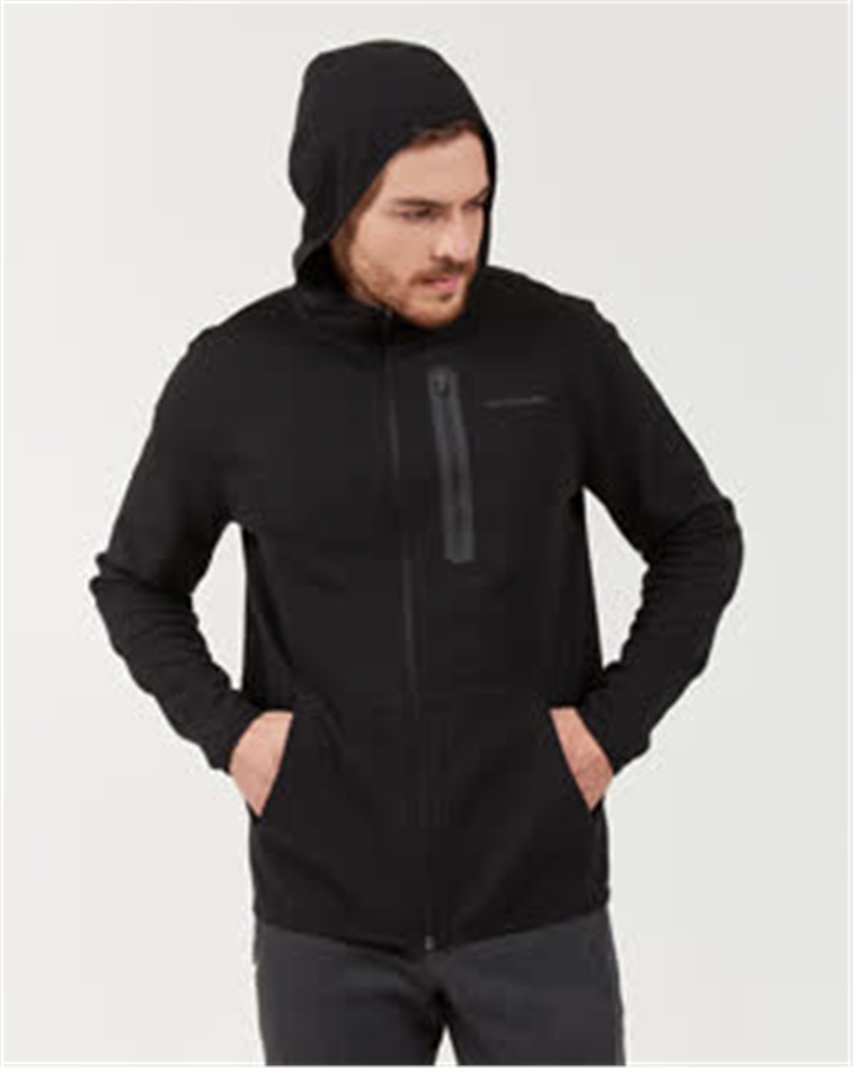 Skechers Lw Fleece M Logo Printed Hoodie Erkek Sweatshirt