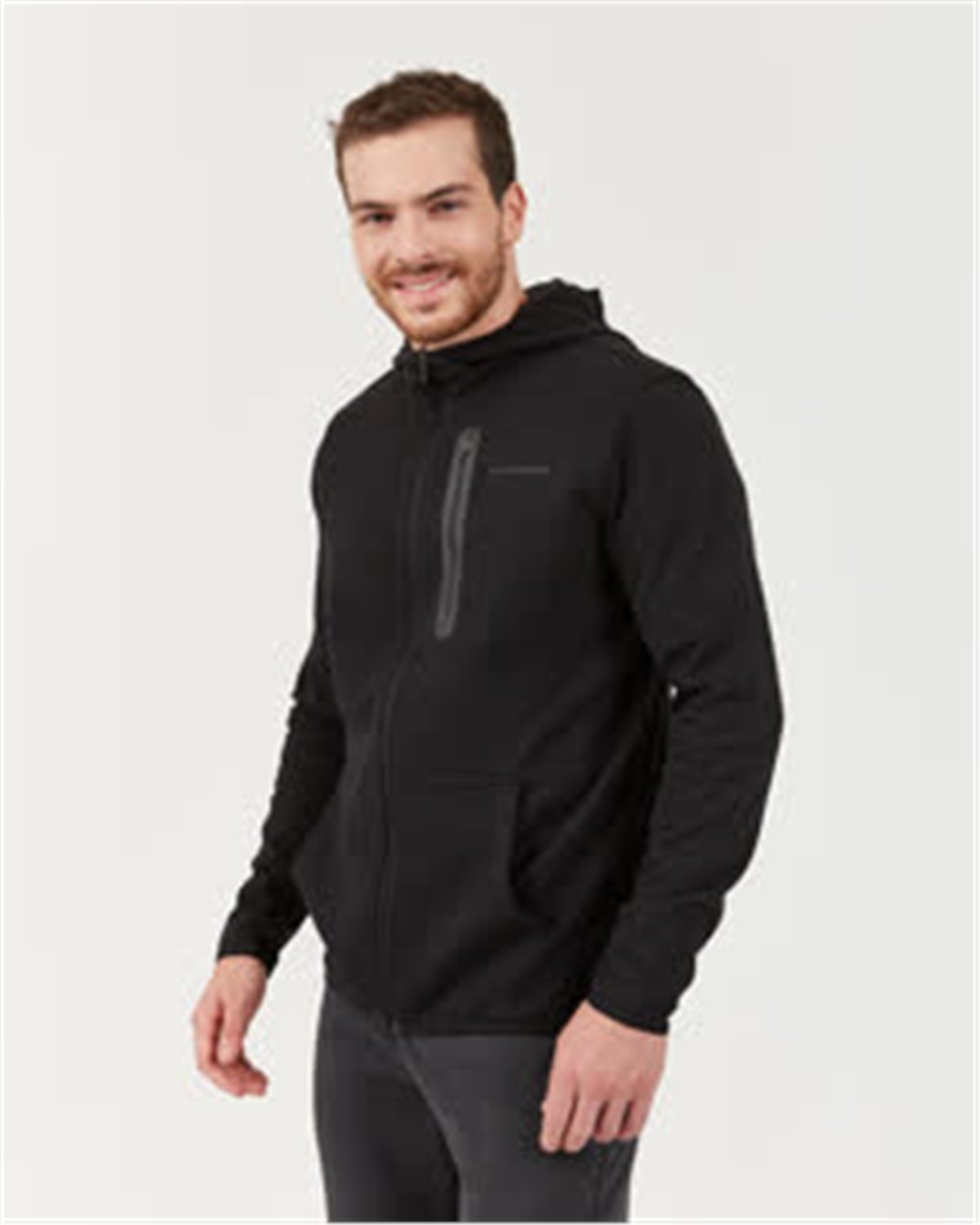Skechers Lw Fleece M Logo Printed Hoodie Erkek Sweatshirt