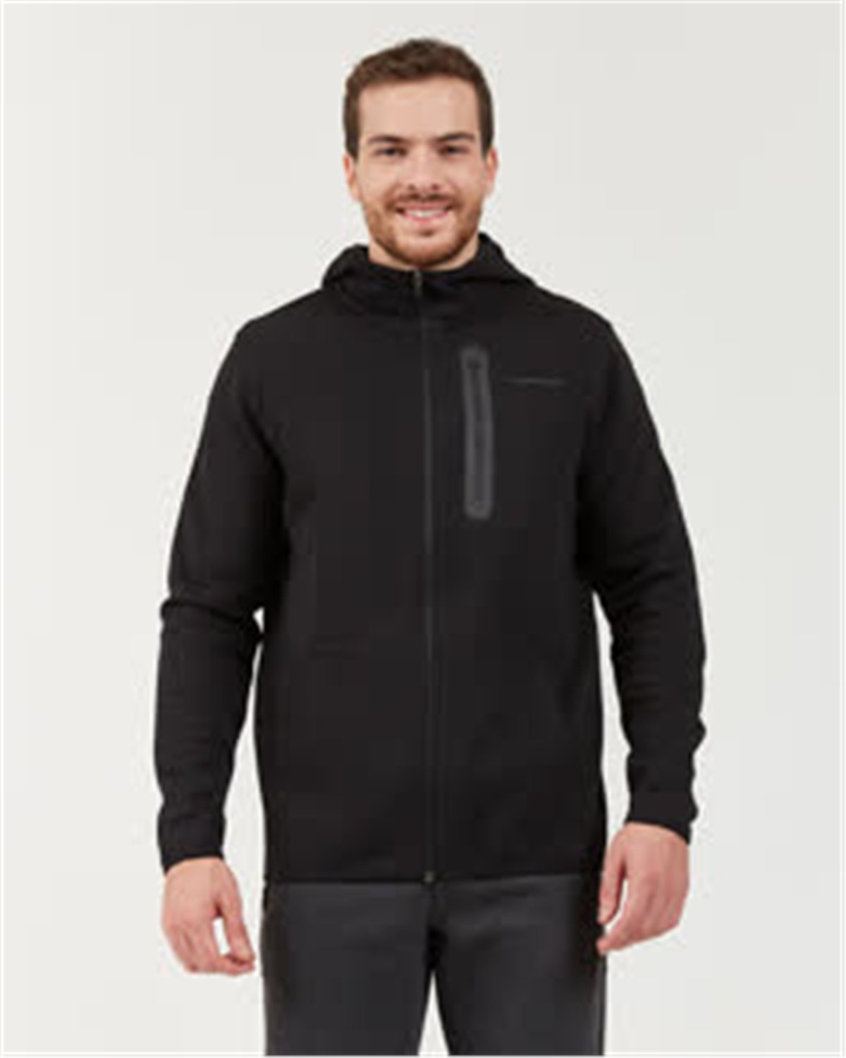 Skechers Lw Fleece M Logo Printed Hoodie Erkek Sweatshirt