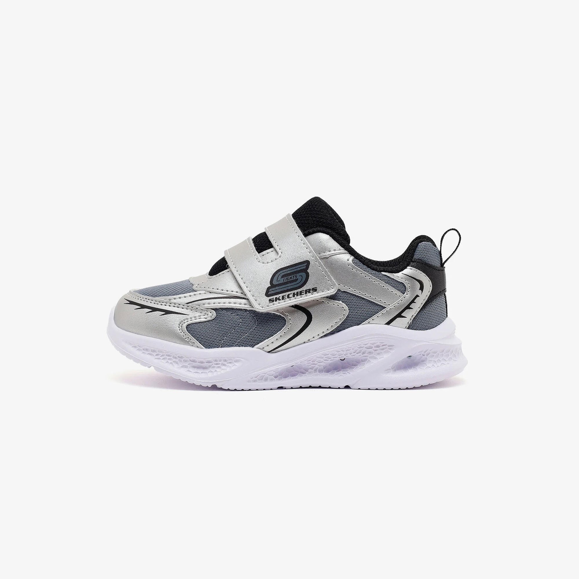 SKECHERS METEOR-LIGHTS - GLOW SPIKE - SLBK
