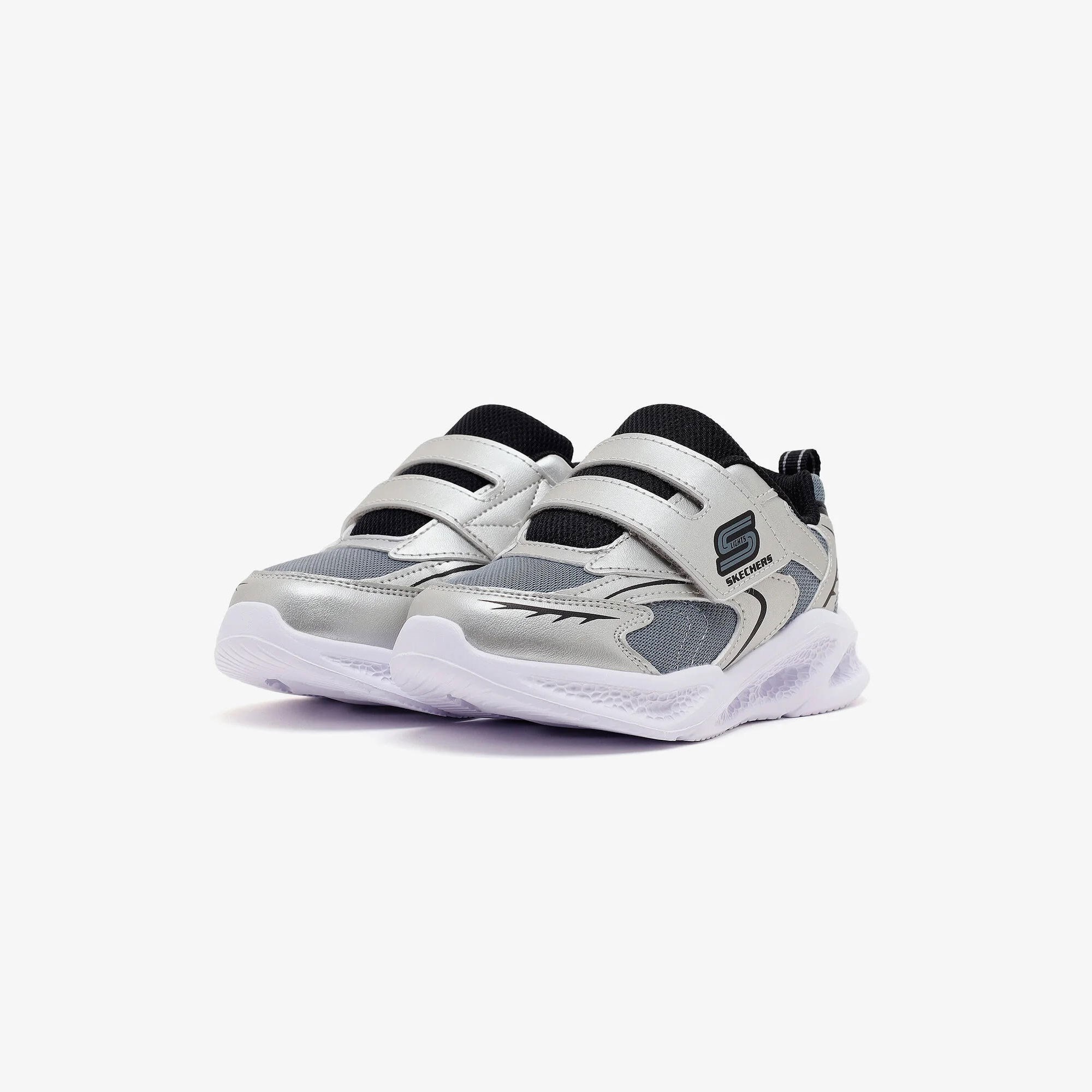 SKECHERS METEOR-LIGHTS - GLOW SPIKE - SLBK