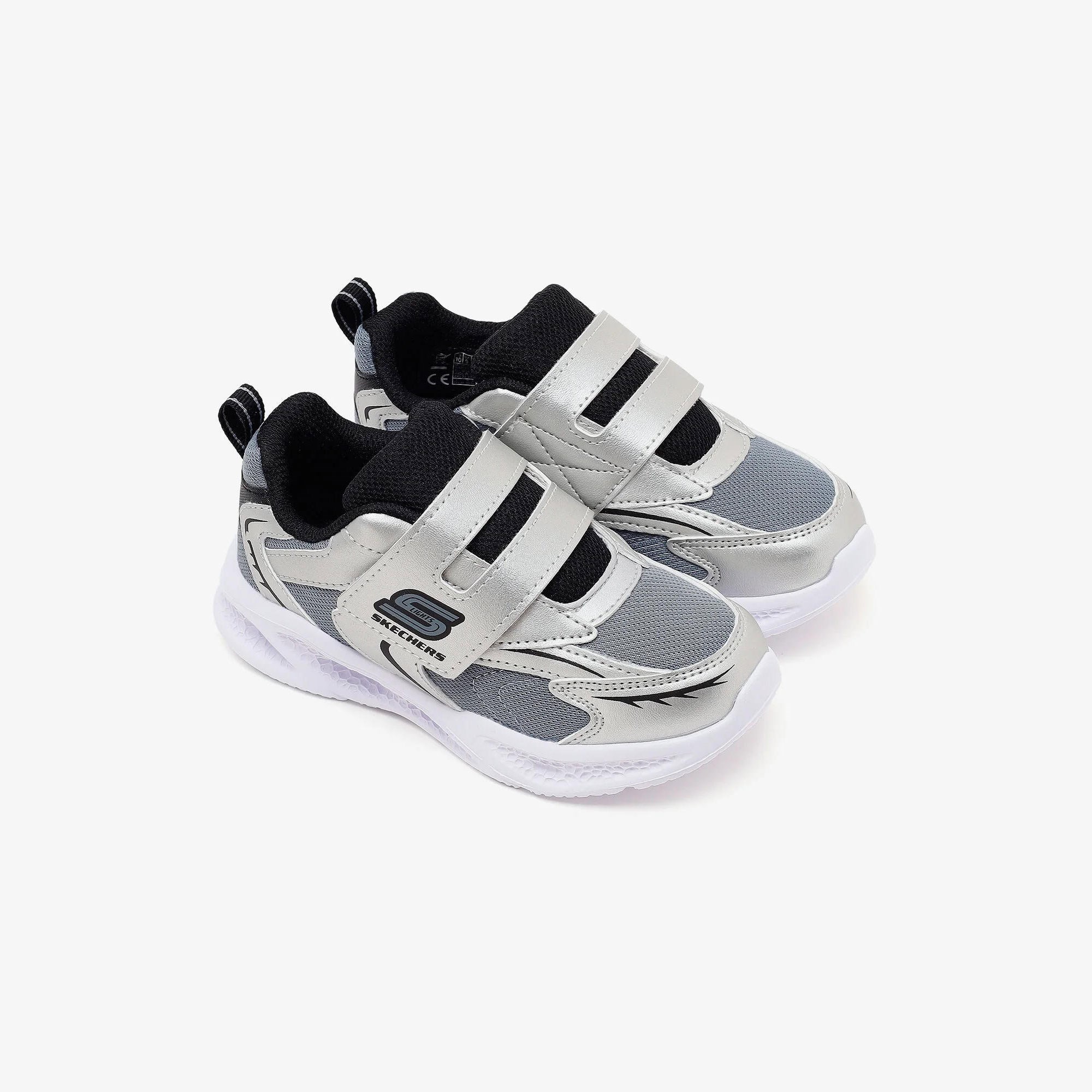 SKECHERS METEOR-LIGHTS - GLOW SPIKE - SLBK