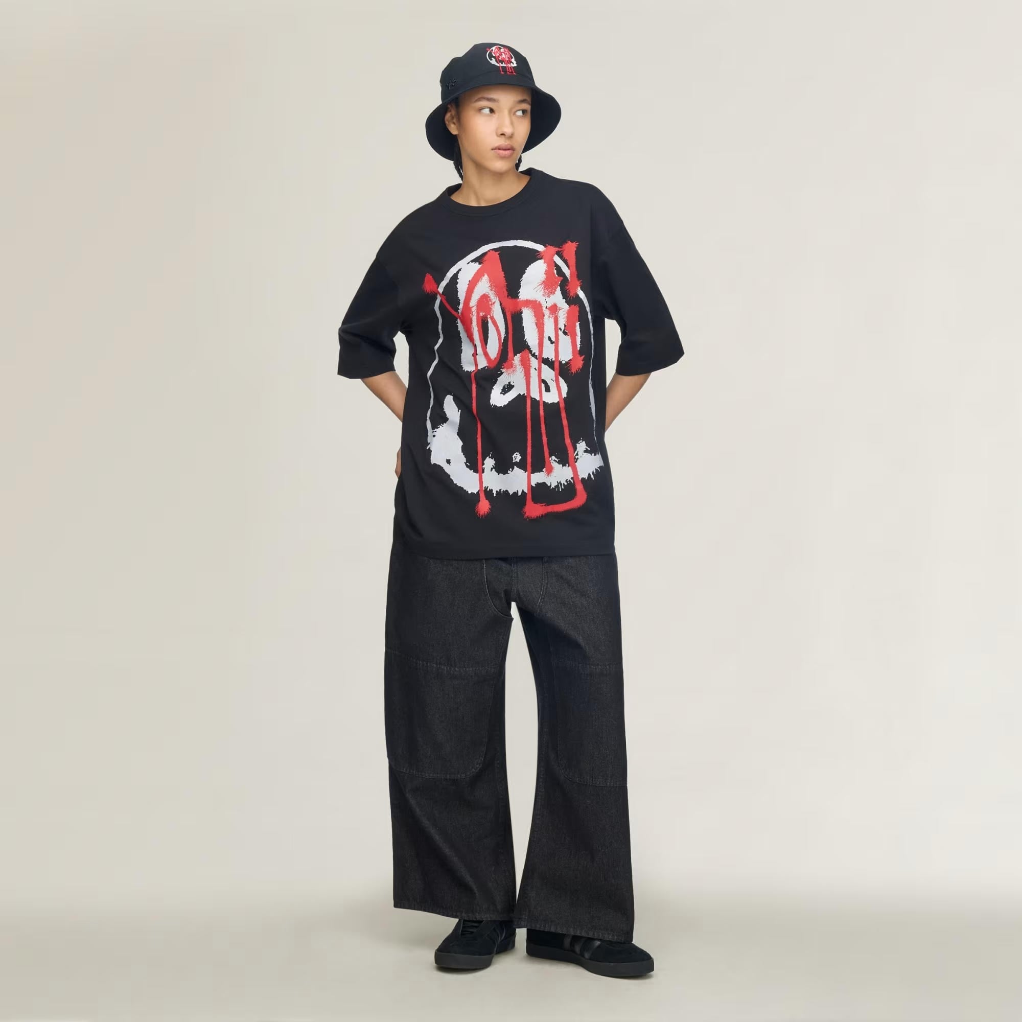 SKULLGFX SS TEE - ADIDAS SIYAH