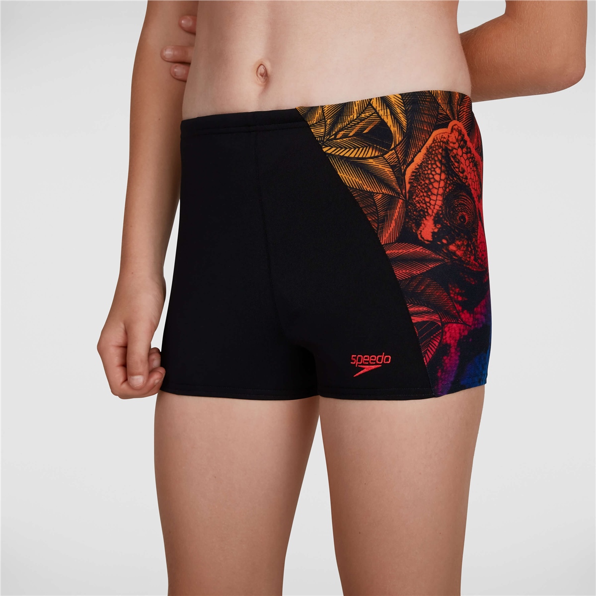 Speedo Junior GlitchCode Aquashort Çocuk Yüzücü Mayosu