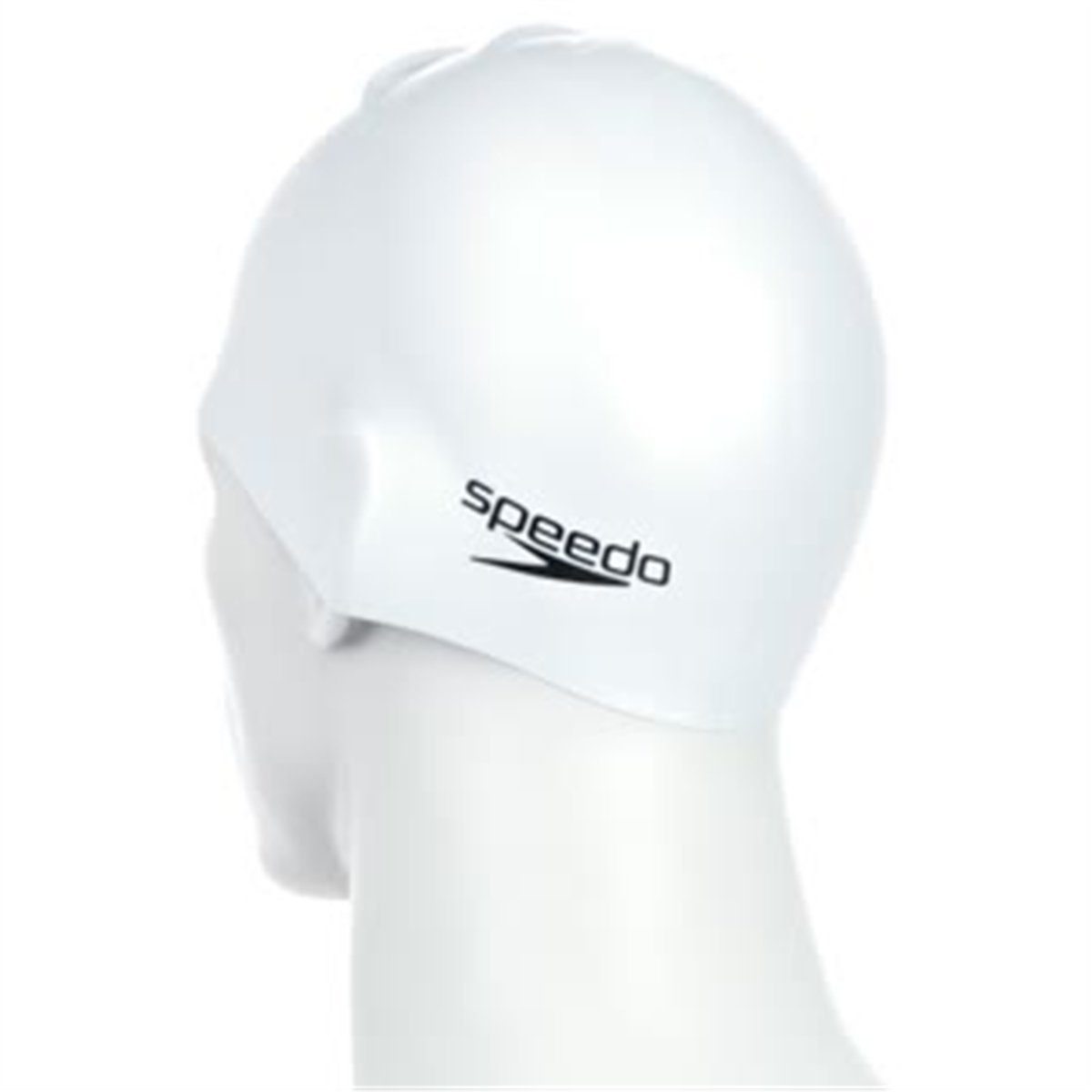 Speedo Moulded Swimcap Silicon Cap Bone