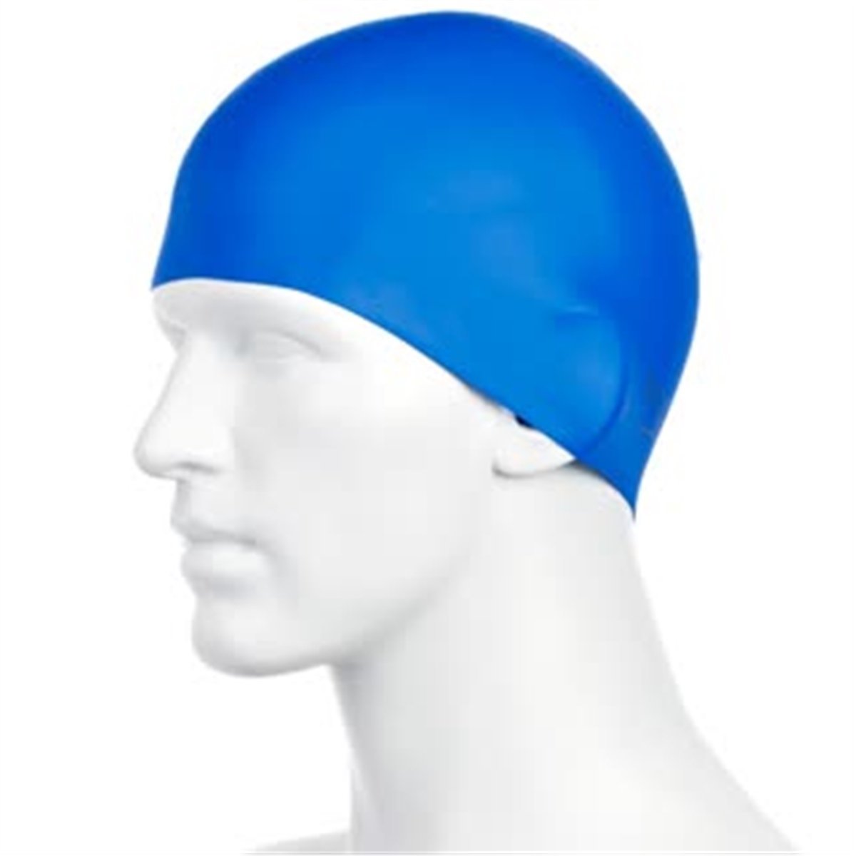 Speedo Moulded Swimcap Silicon Cap Bone