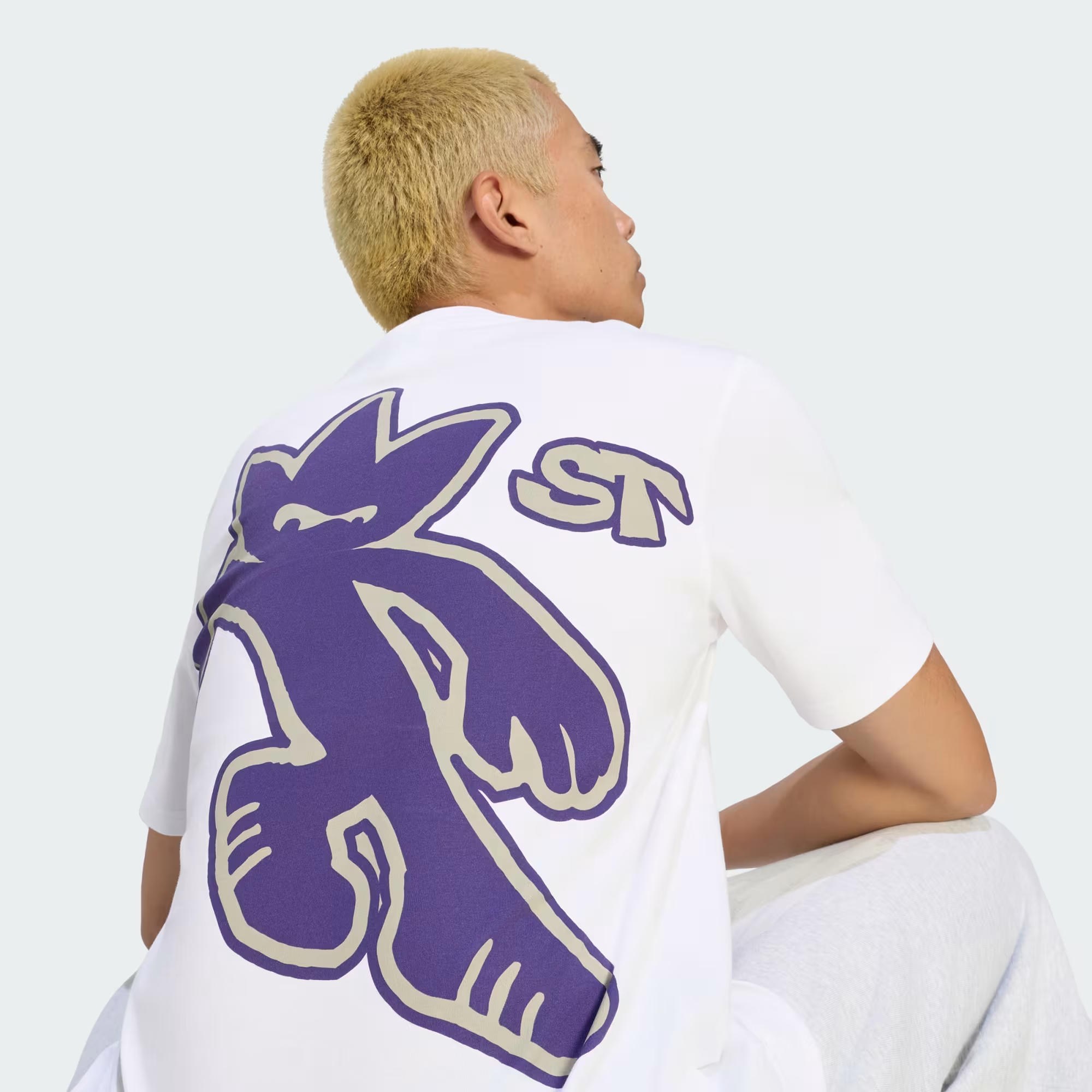 ST BACK GFX TEE - ADIDAS SIYAH