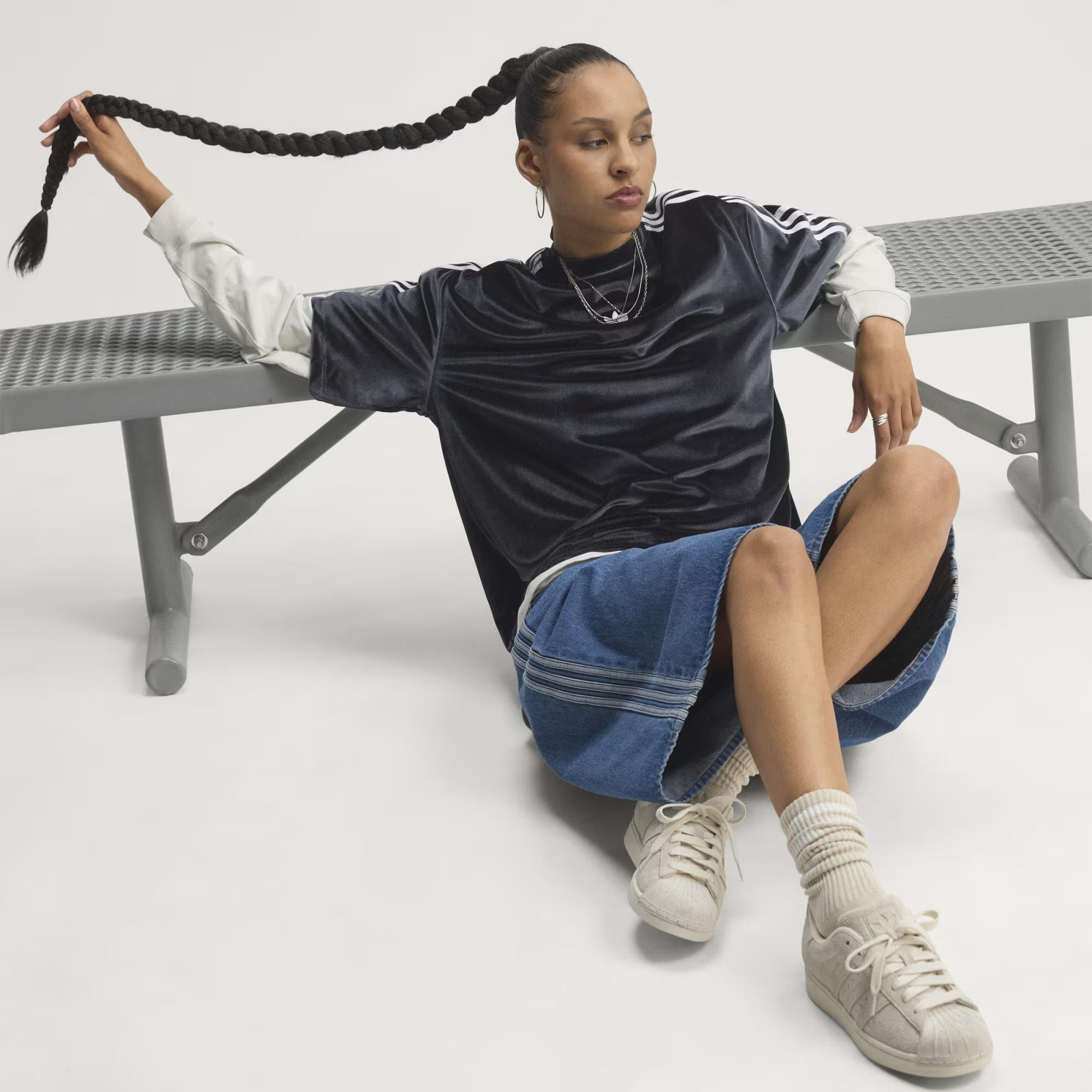 SUPERSTAR II W - ADIDAS SIYAH