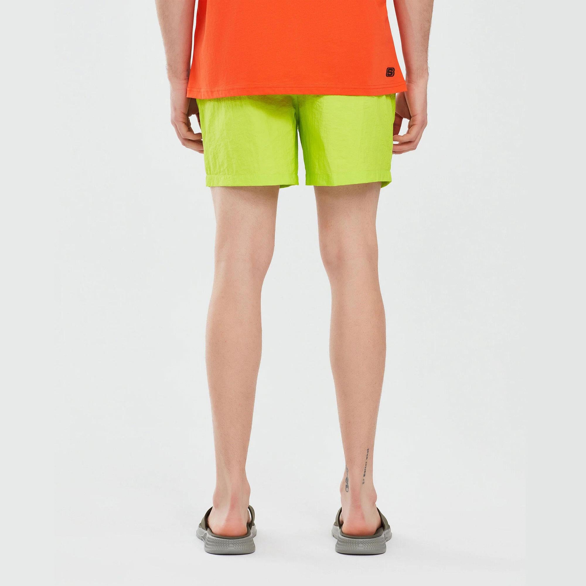 Swimwear M 5 inch Swimshort - GÜMÜŞ/KIRMIZI