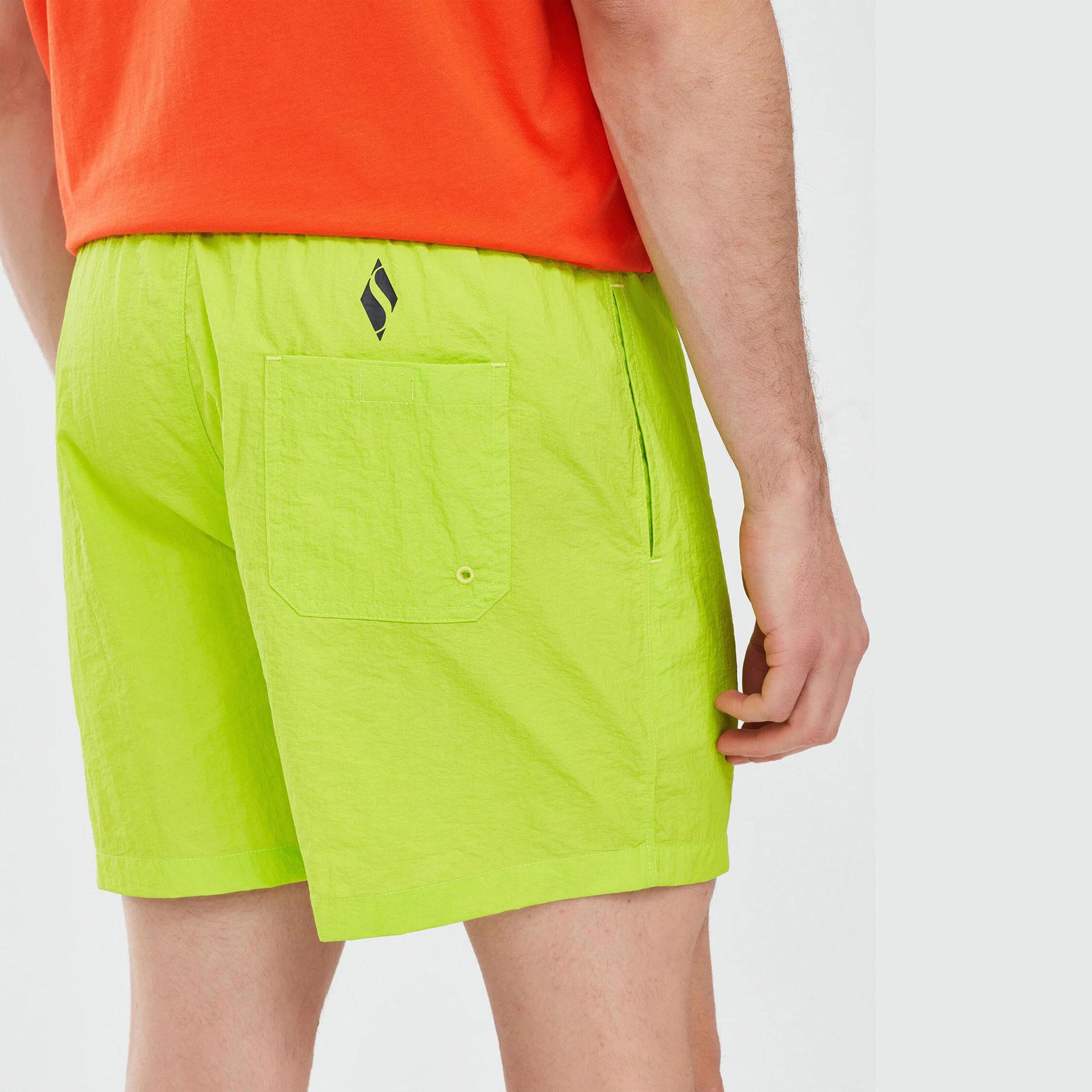 Swimwear M 5 inch Swimshort - GÜMÜŞ/KIRMIZI