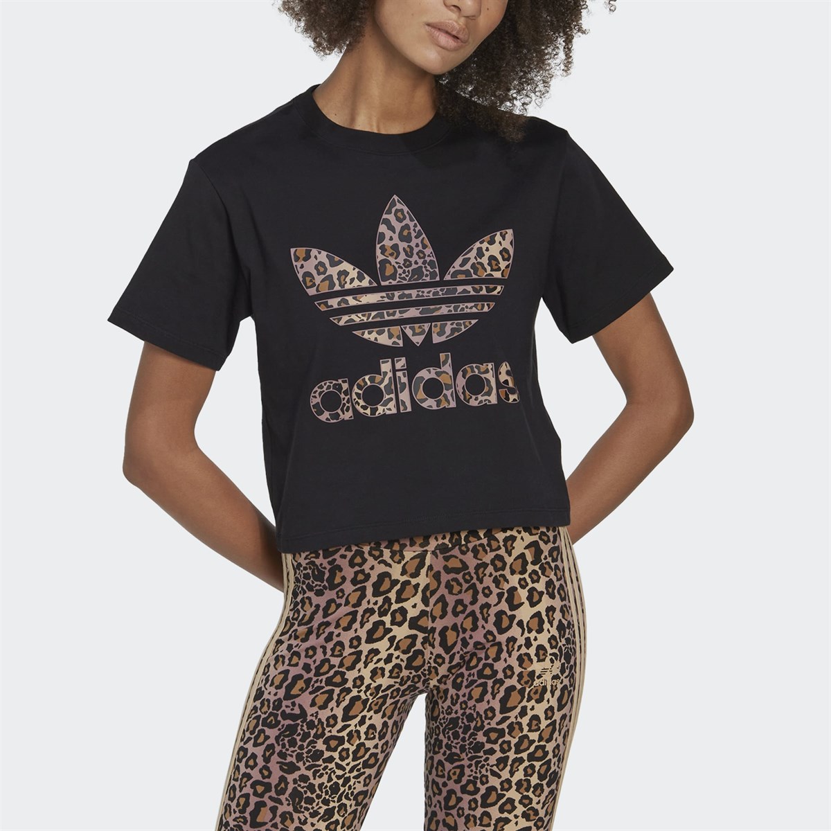 T-SHIRT LOGO - ADIDAS SIYAH
