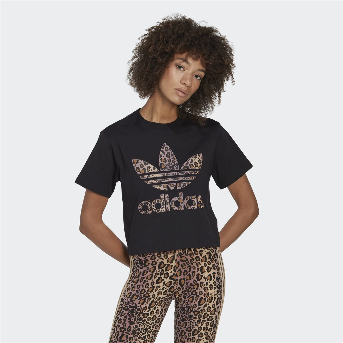 T-SHIRT LOGO - ADIDAS SIYAH