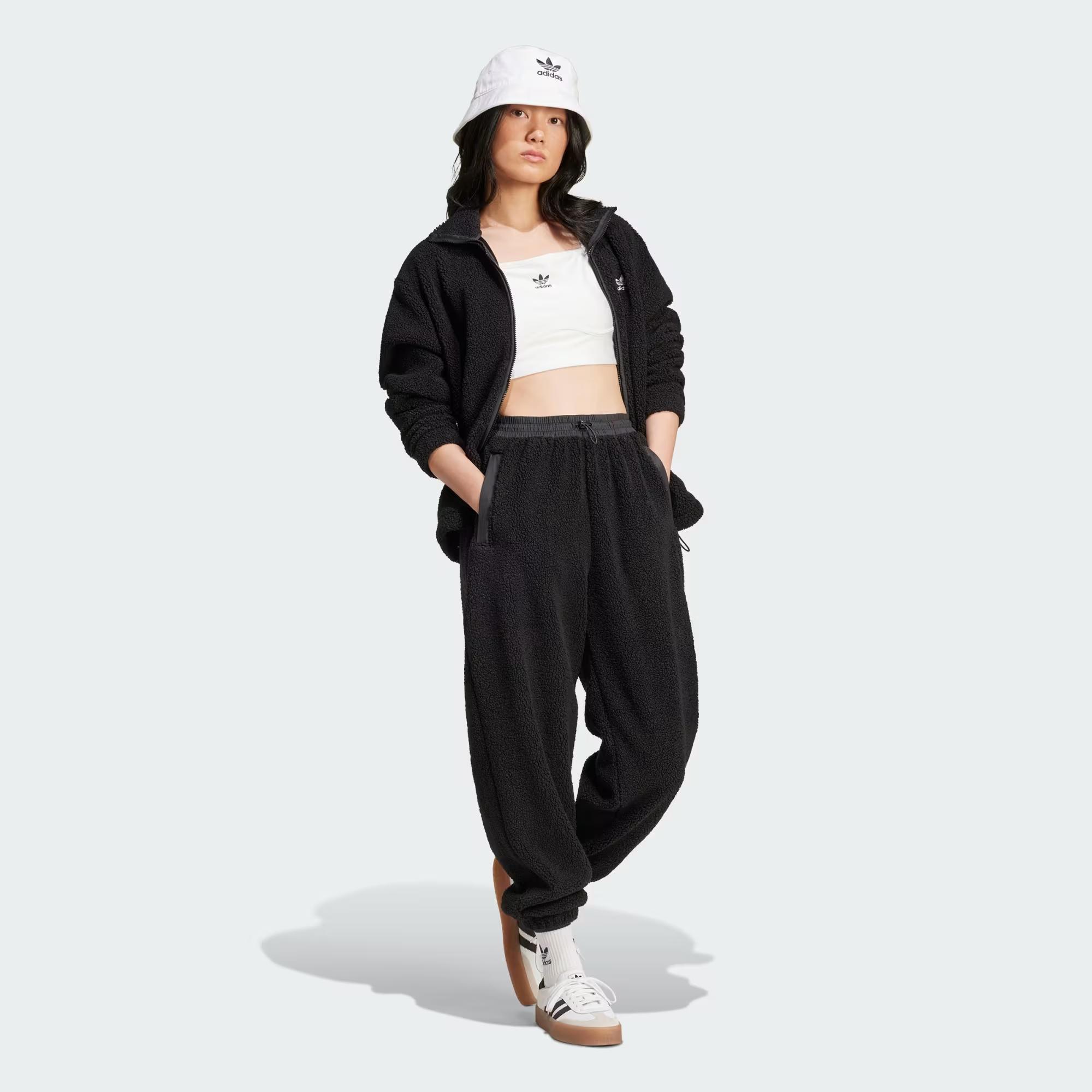 TEDDY FL JACKET - ADIDAS SIYAH