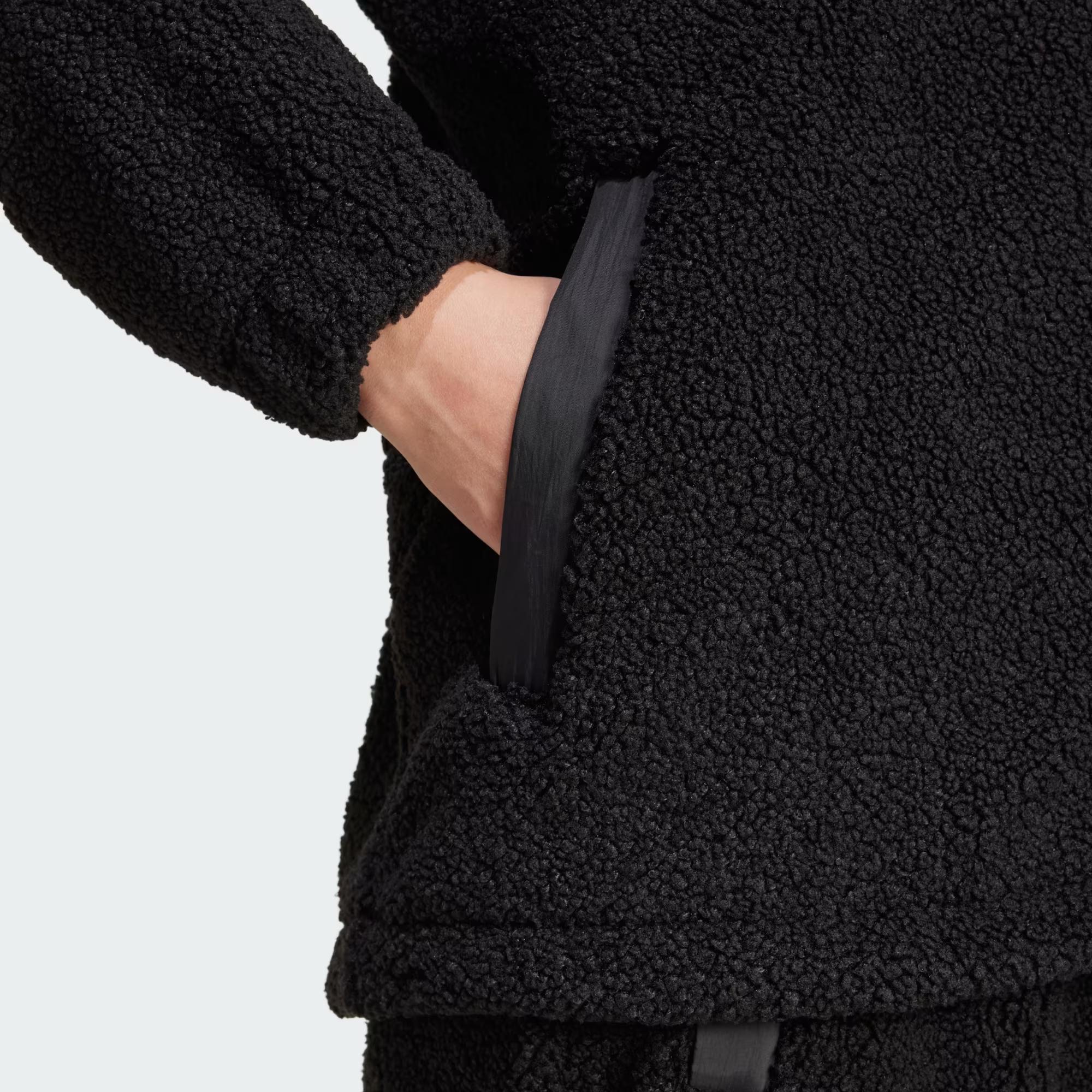 TEDDY FL JACKET - ADIDAS SIYAH
