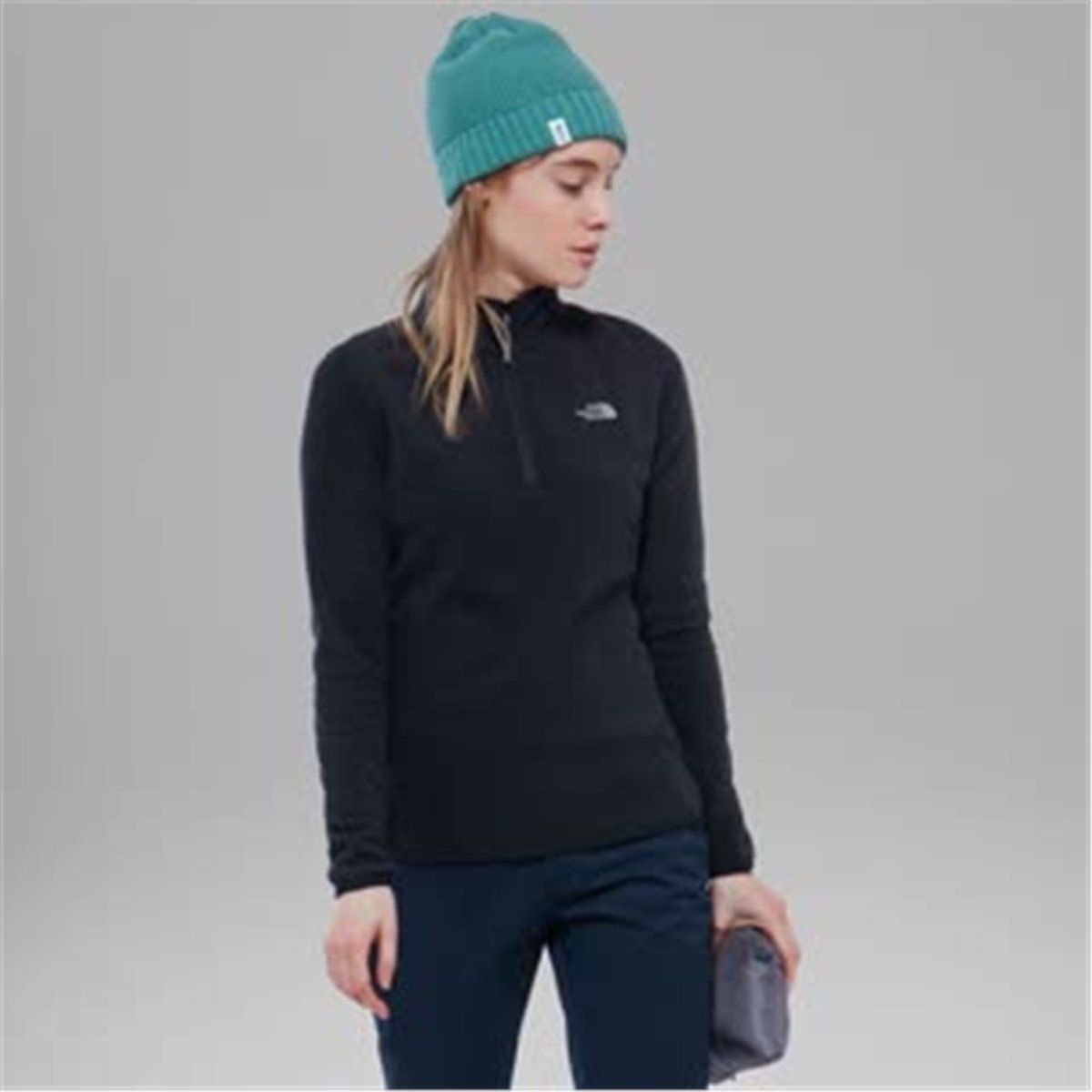 The North Face W 100 Glacier 1/4 Zip Bayan Sweatshirt 