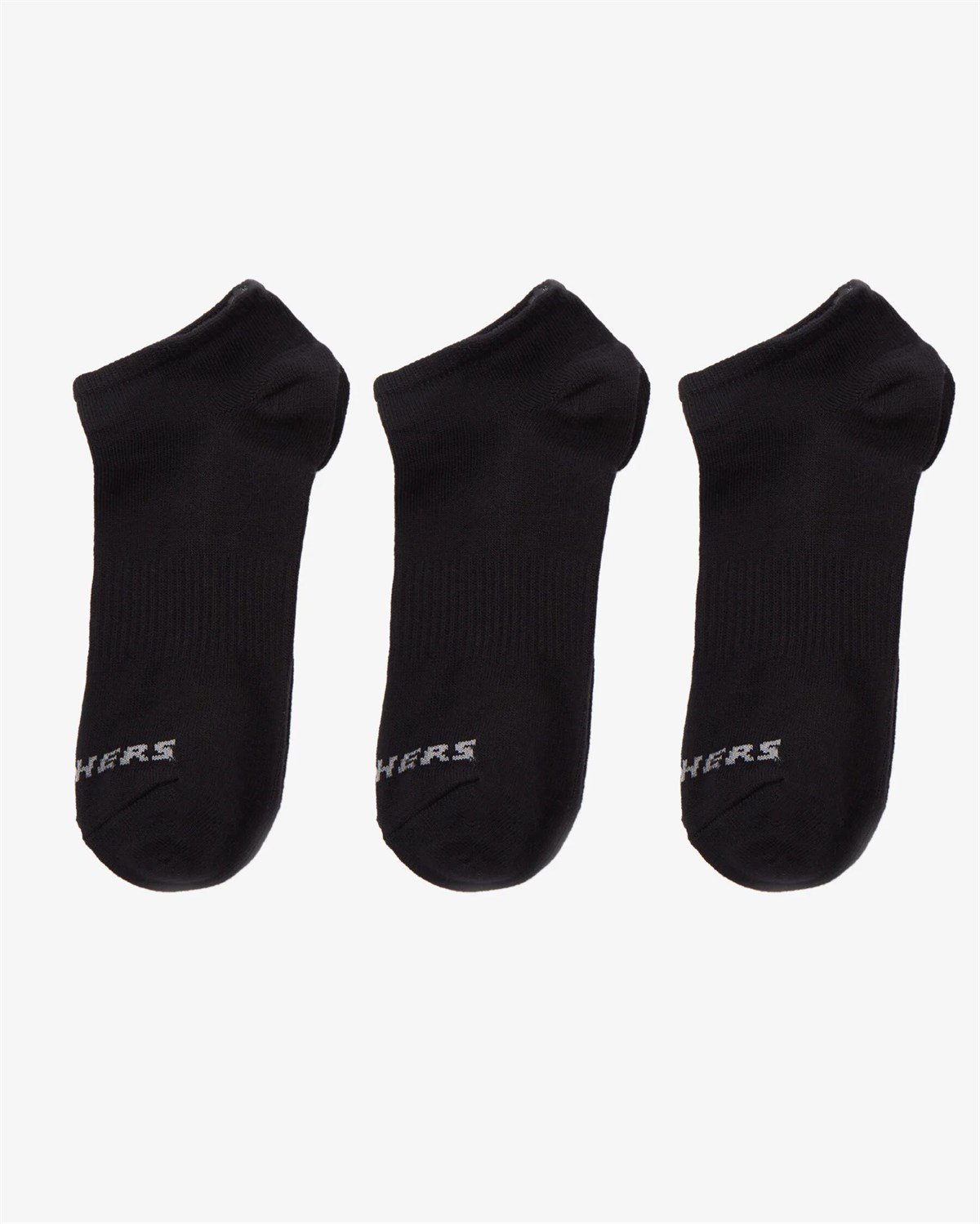U 3 Pack No Show Socks - SİYAH