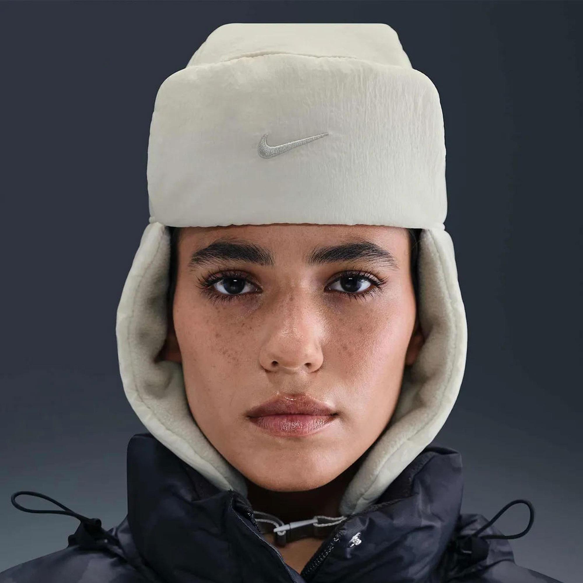 U NK FLY CAP PUFFER TRAPPER L - VİZON/GÜMÜŞ