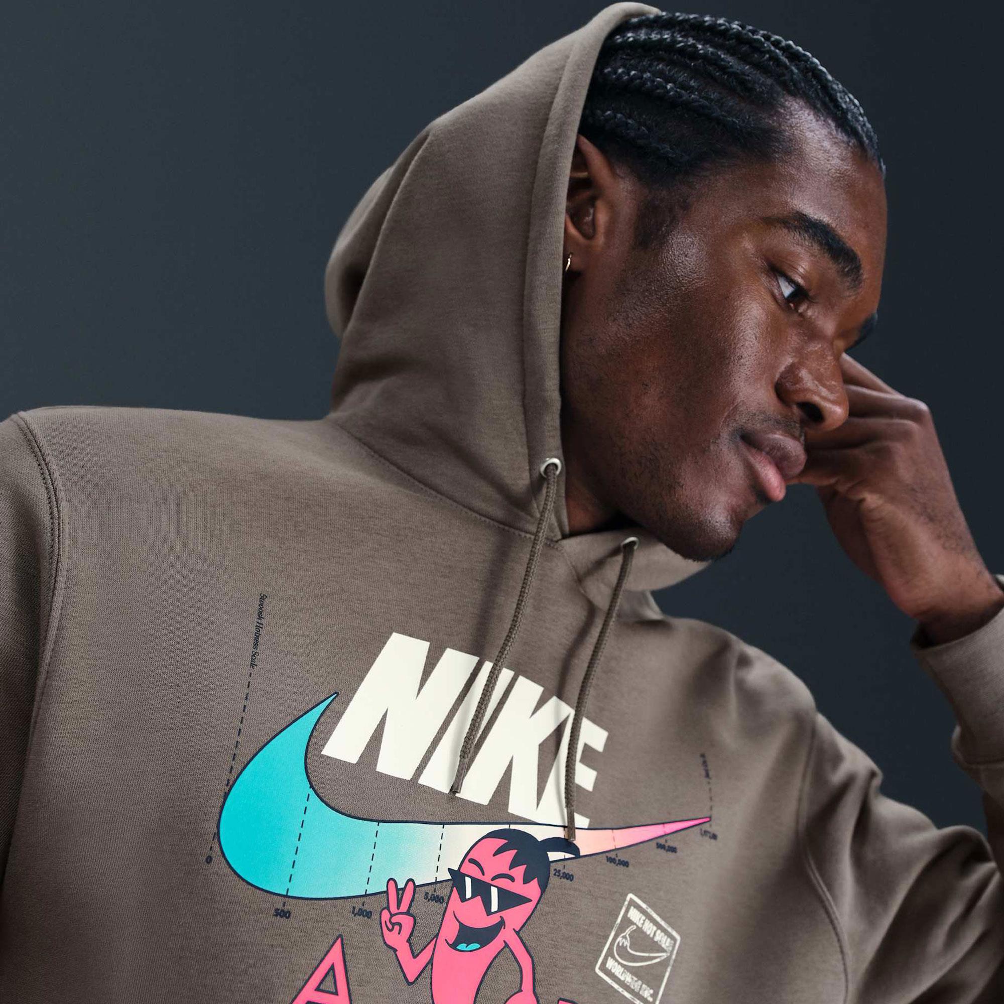 U NSW HDY CLUB OC MED GFX SEGB - BEJ/VİŞNE