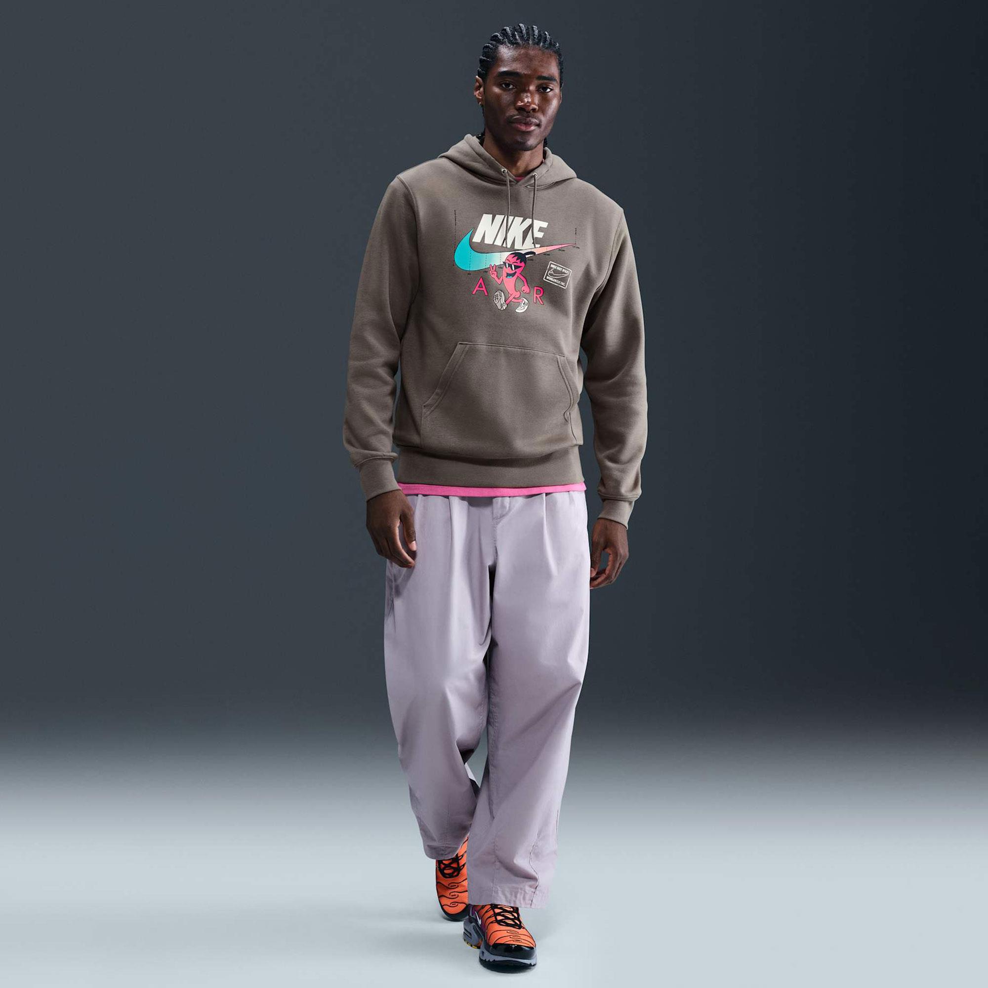 U NSW HDY CLUB OC MED GFX SEGB - BEJ/VİŞNE