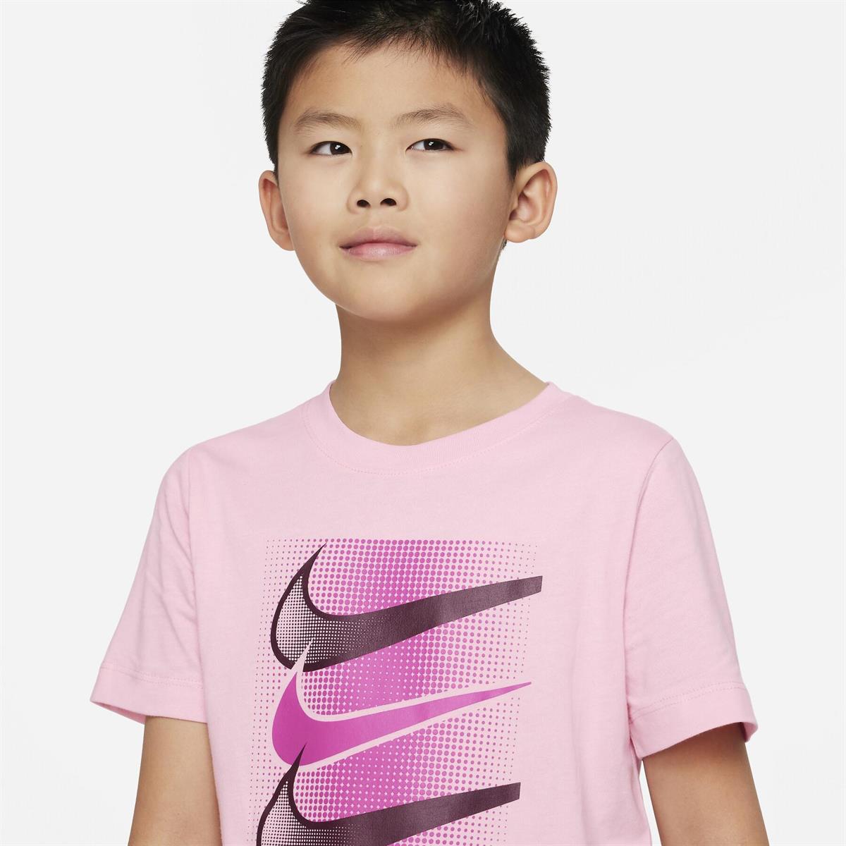 U NSW TEE CORE BRANDMARK 4 - SARI/MAVİ