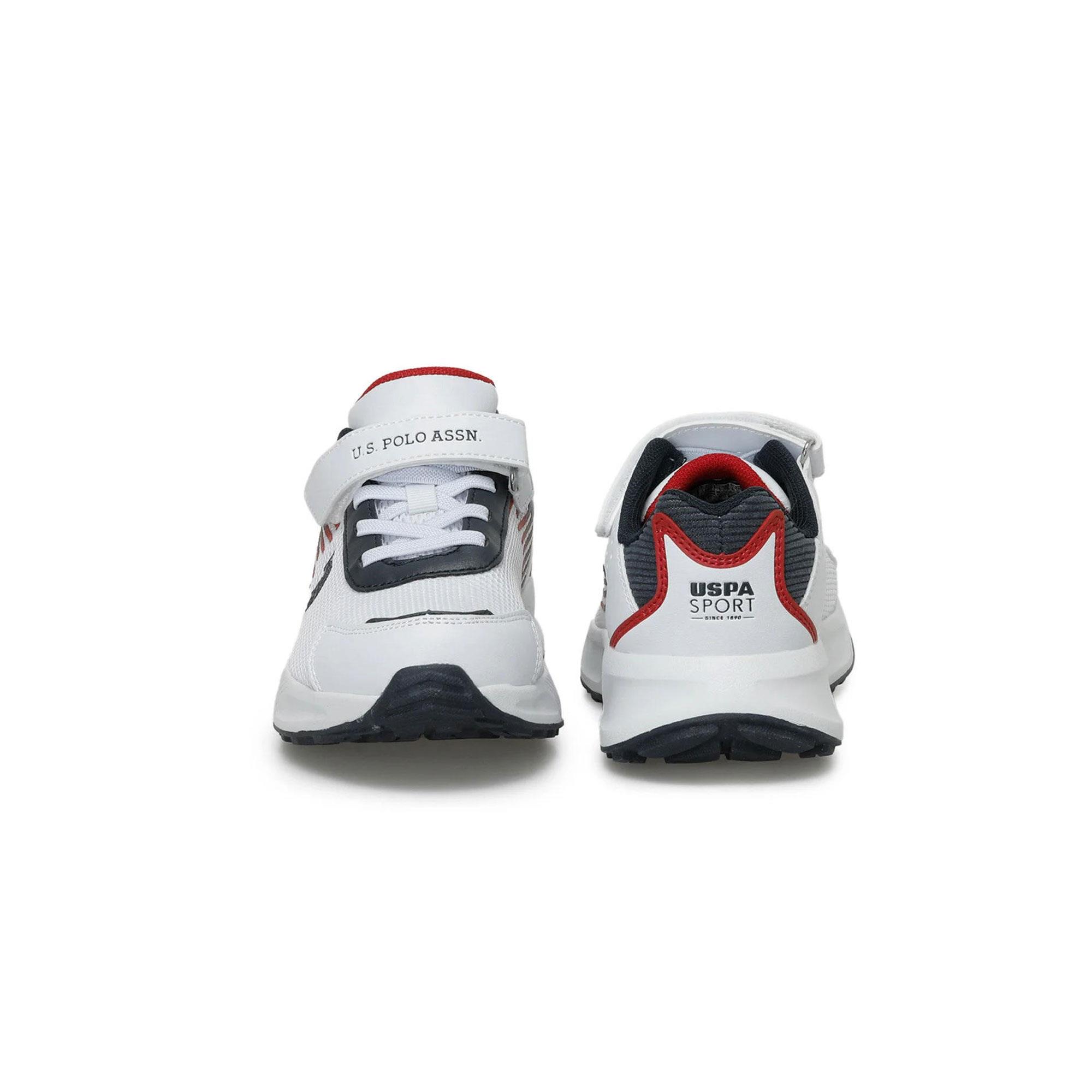 U.S.POLO RICK ÇOCUK AYAKKABI - BEYAZ/MAVİ