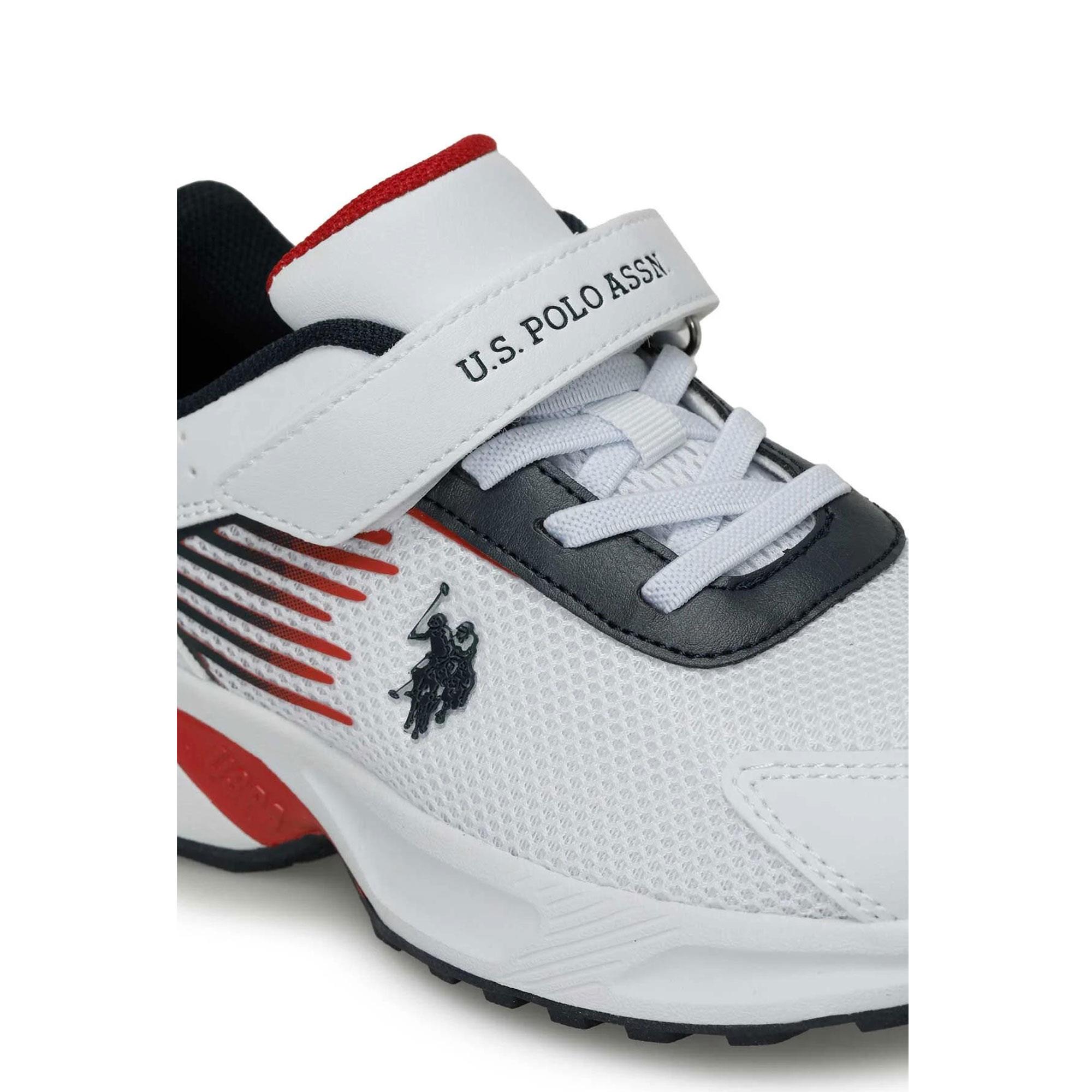 U.S.POLO RICK ÇOCUK AYAKKABI - BEYAZ/MAVİ