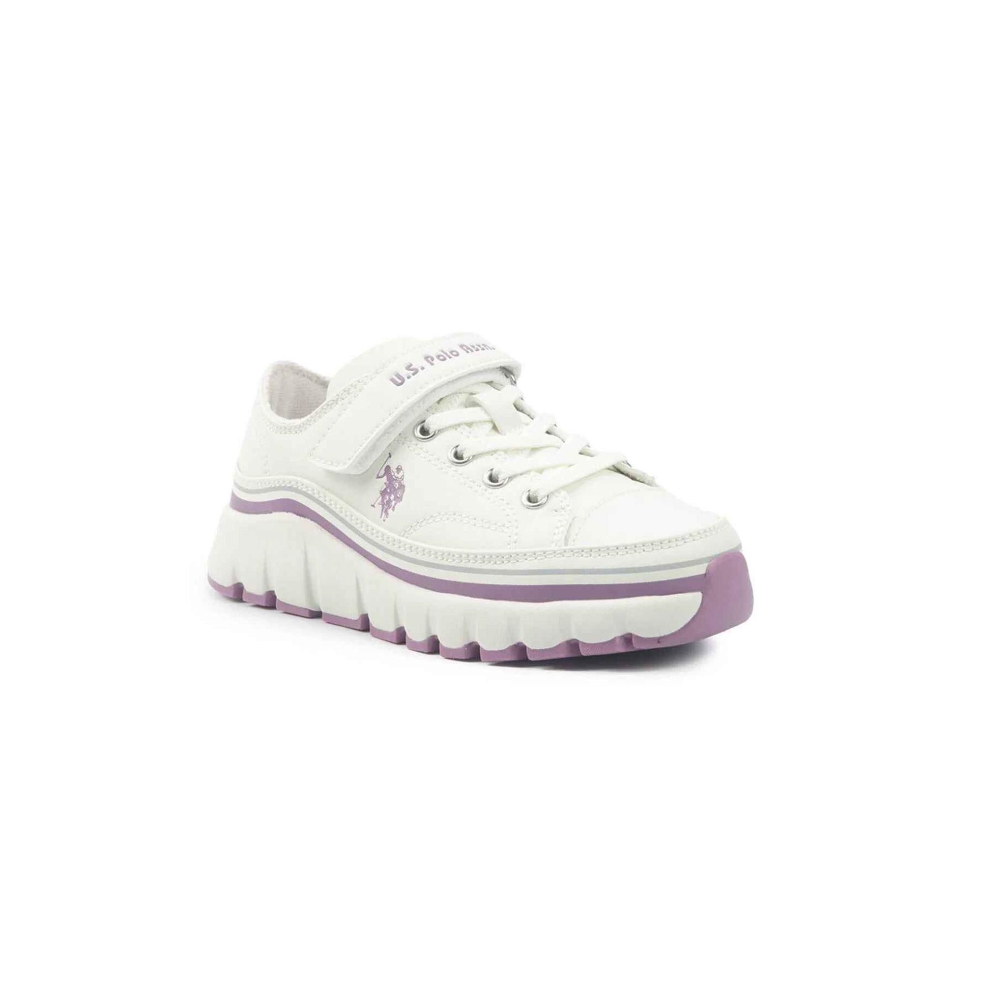 U.S.POLO KENTA ÇOCUK AYAKKABI - BEYAZ