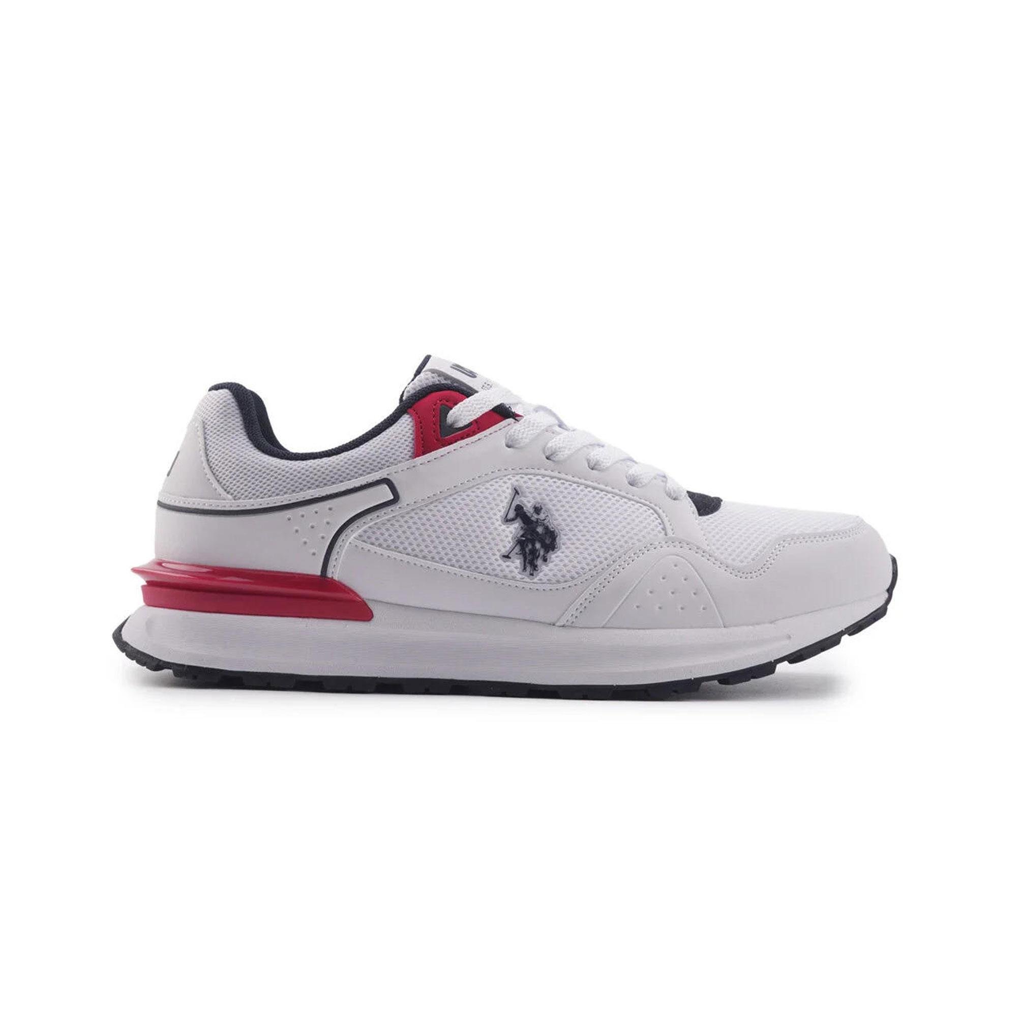 U.S. POLO ASSN. 4M MARTIN 4FX ERKEK AYAKKABI - BEYAZ/LACİVERT