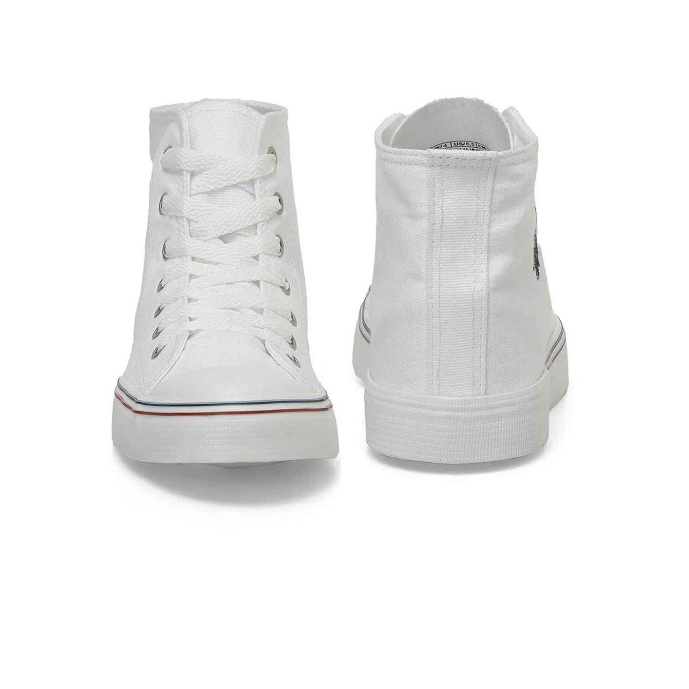 U.S. POLO ASSN. 4M PENELOPE HIGH 4FX KADIN AYAKKABI - BEYAZ
