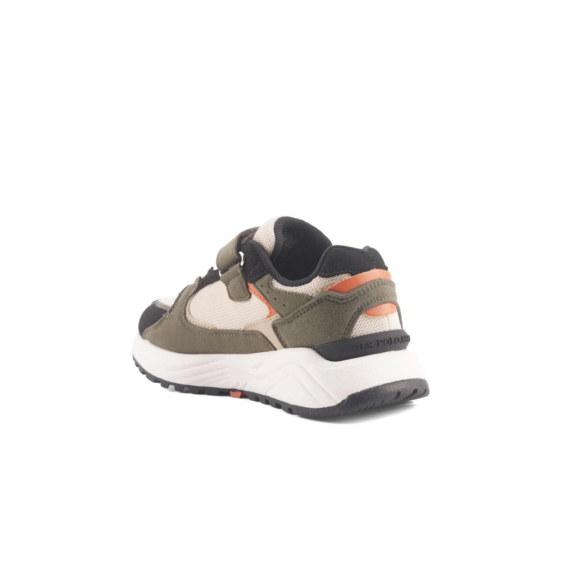 U.S. POLO ASSN. HABITA  4PR ÇOCUK AYAKKABI - HAKİ