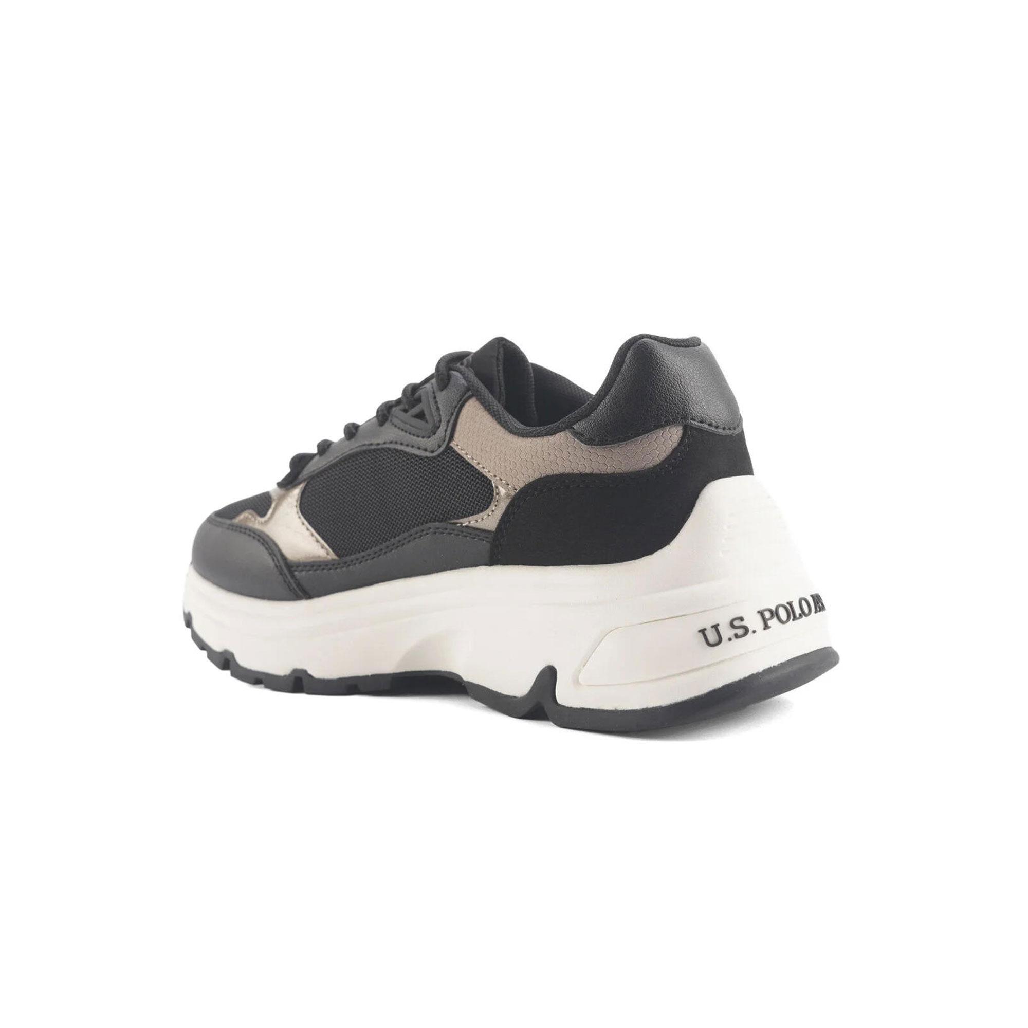 U.S. POLO ASSN. VIAVAI 4PR KADIN AYAKKABI - SİYAH