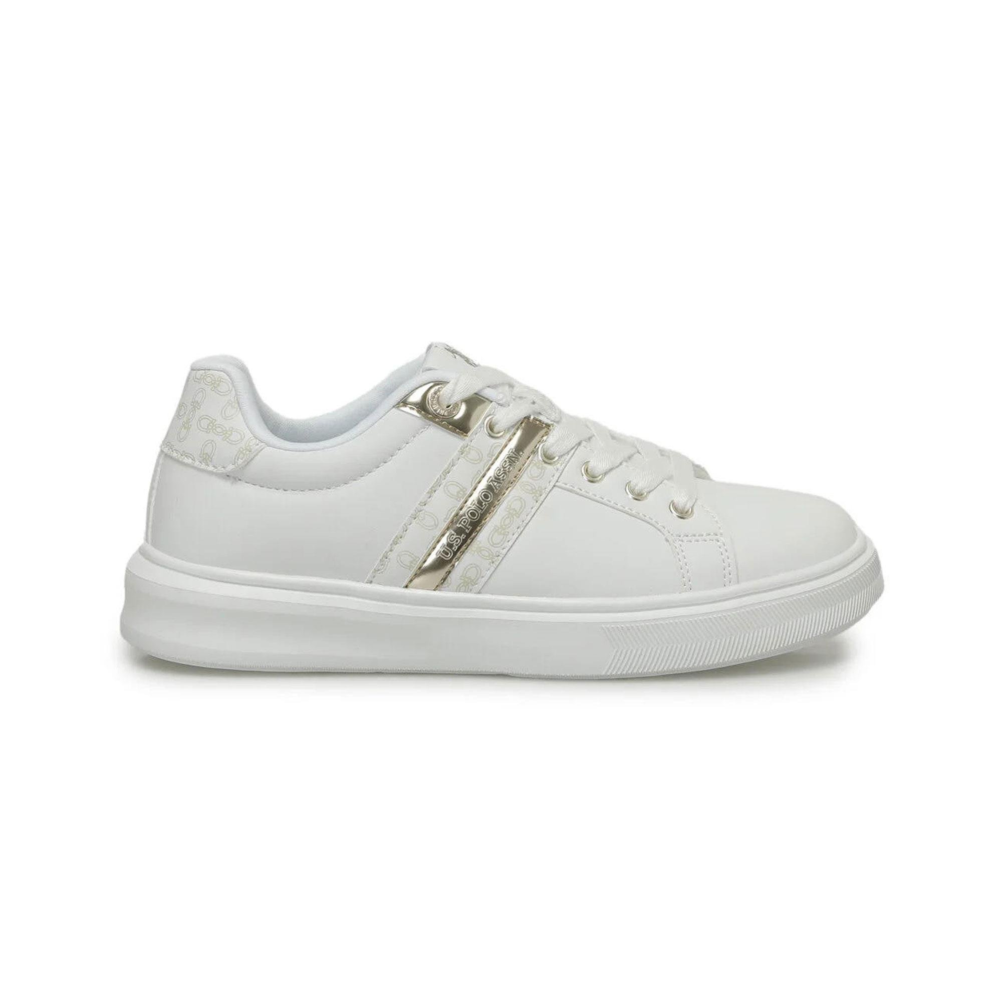 U.S. POLO ASSN. 4P LESLI 4FX KADIN AYAKKABI - BEYAZ