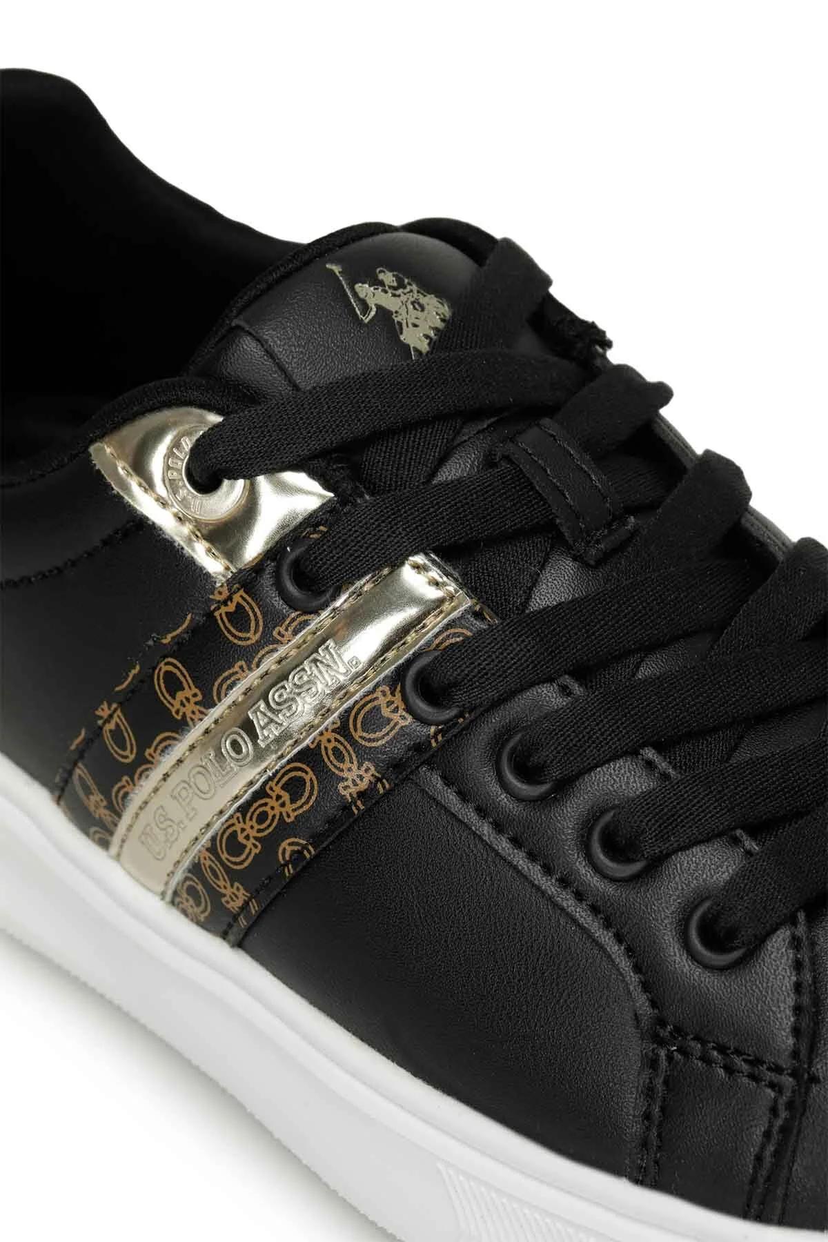 U.S. POLO ASSN. 4P LESLI 4FX KADIN AYAKKABI - SİYAH