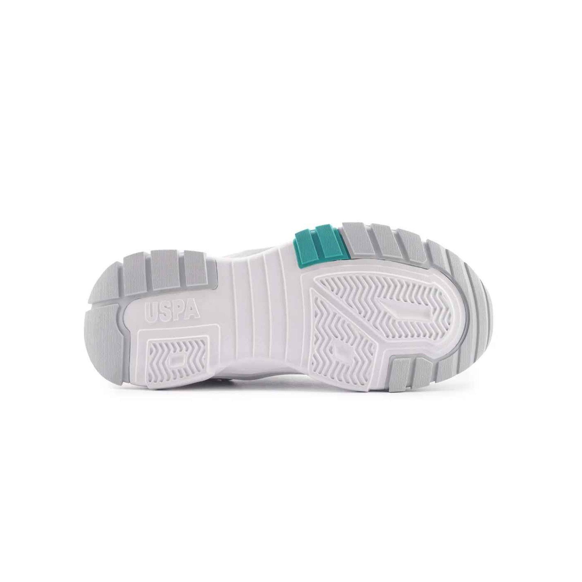 U.S. POLO ASSN. 4M VINCENT WMN 4FX KADIN AYAKKABI - GRİ/LİLA