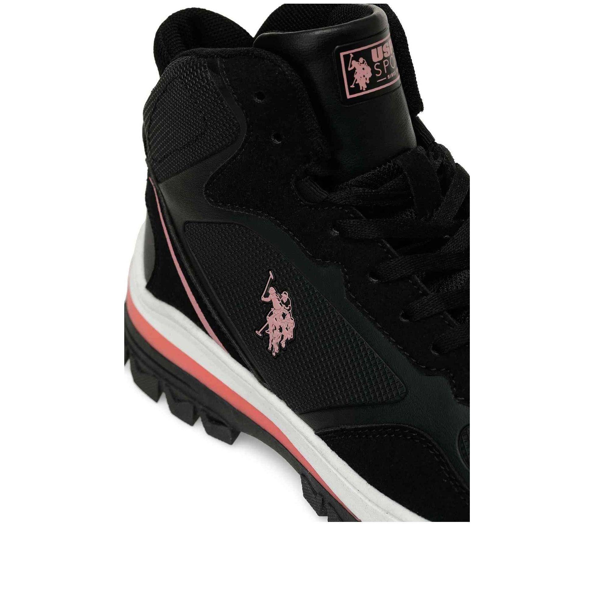 U.S. POLO ASSN. SAGAN HI WMN KADIN AYAKKABI - SİYAH