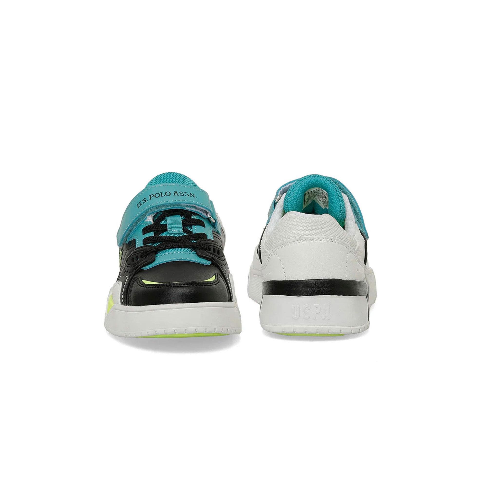 U.S. POLO ASSN. DENVER JR  4PR ÇOCUK AYAKKABI - BEYAZ