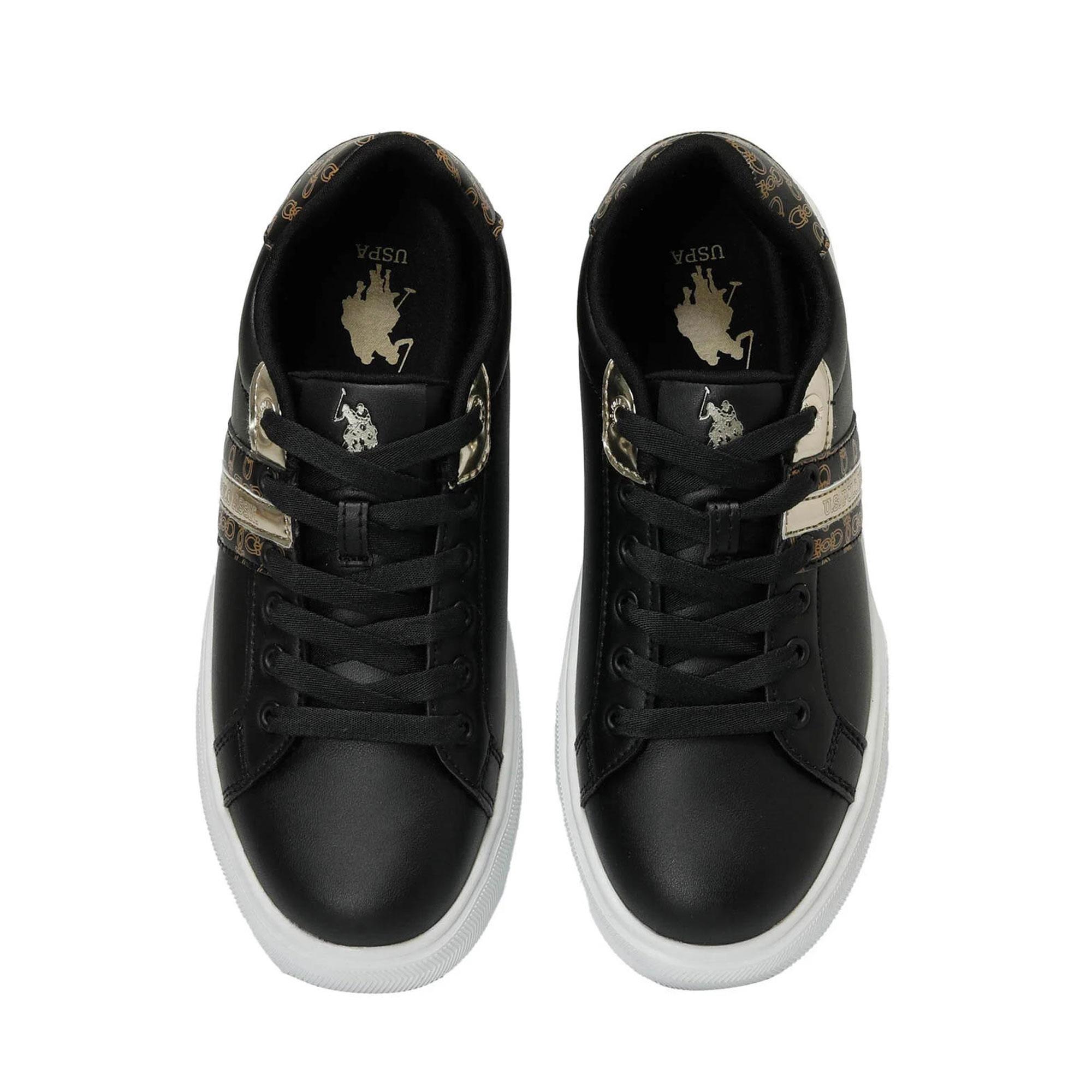 U.S. POLO ASSN. 4P LESLI 4FX KADIN AYAKKABI - SİYAH