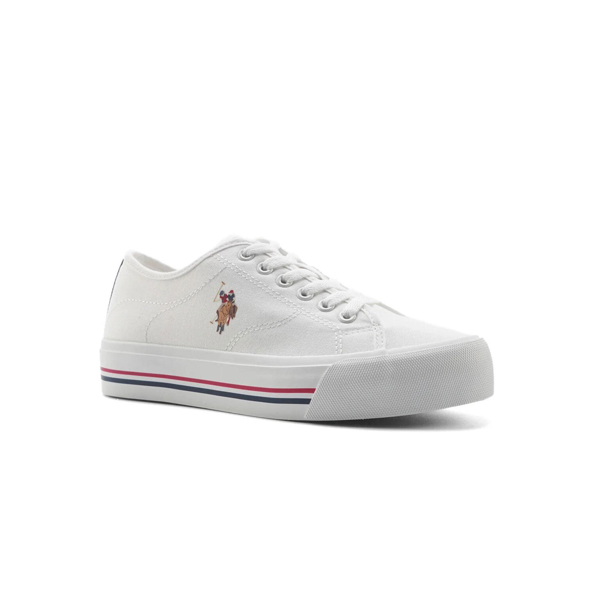 U.S. POLO ASSN. LERONY 5FX KADIN AYAKKABI - BEYAZ