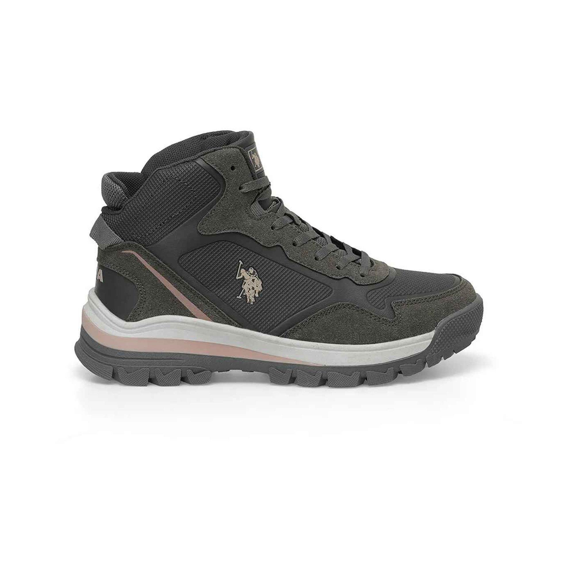 U.S. POLO ASSN. SAGAN HI WMN KADIN AYAKKABI - GRİ
