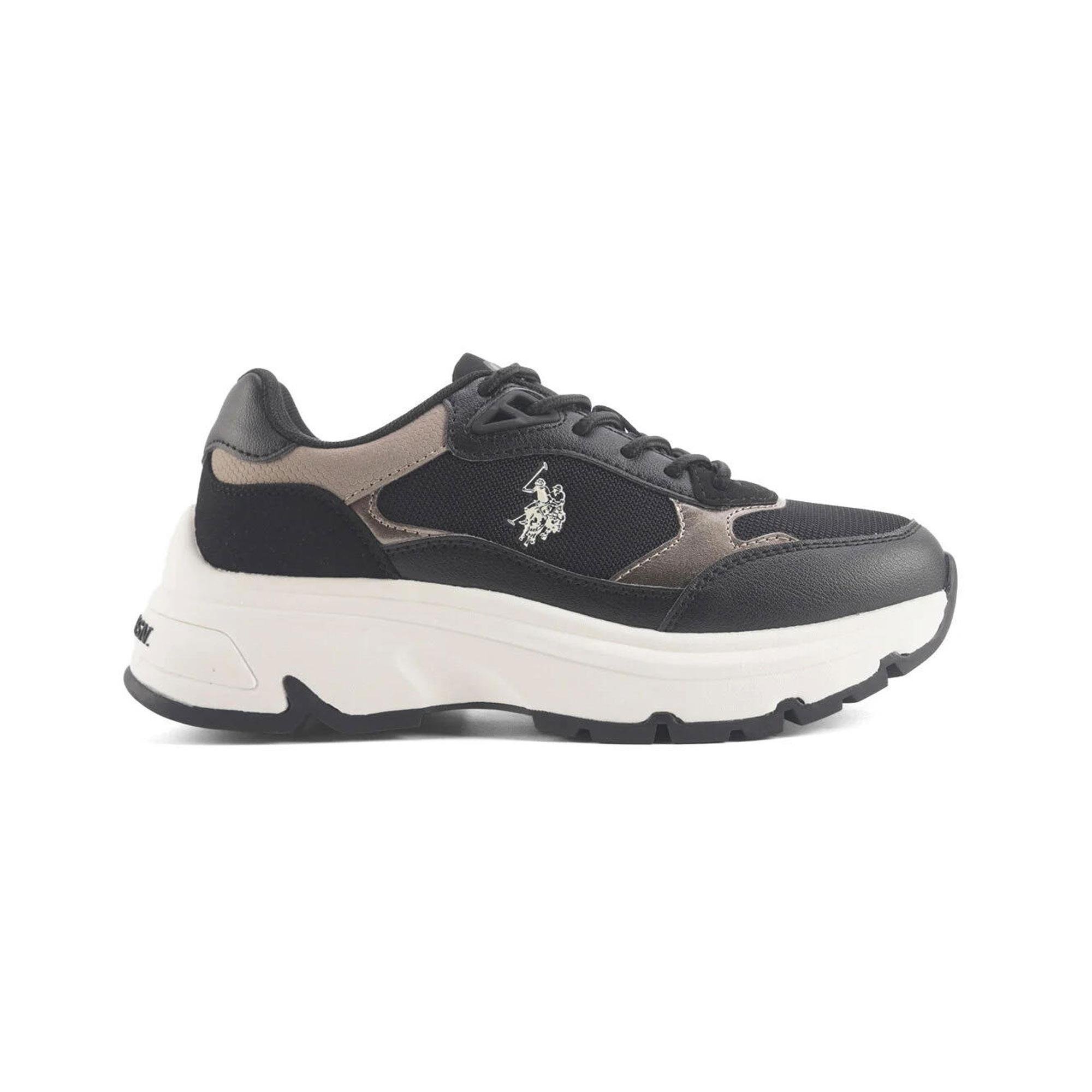 U.S. POLO ASSN. VIAVAI 4PR KADIN AYAKKABI - SİYAH