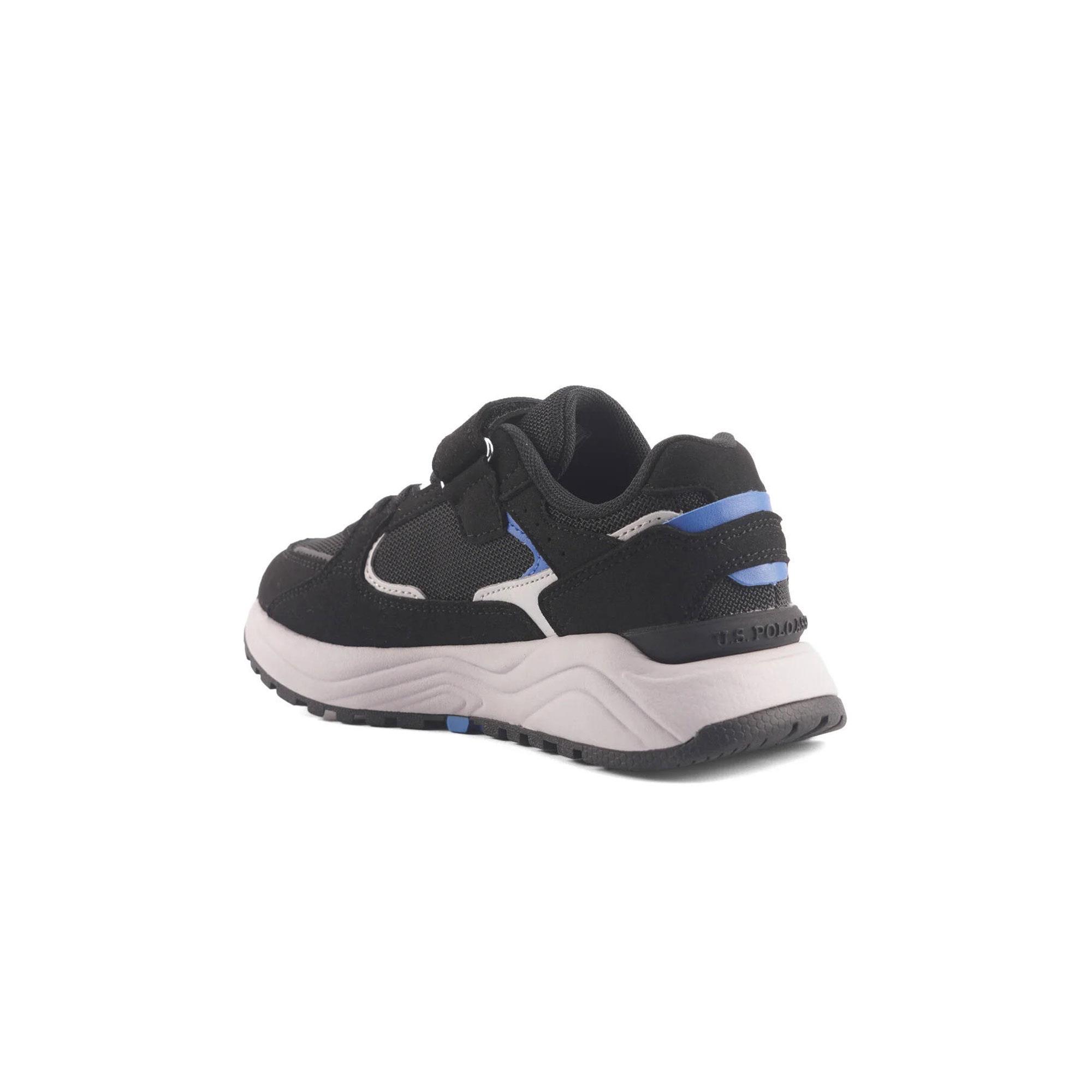 U.S. POLO ASSN. HABITA  4PR ÇOCUK AYAKKABI - SİYAH