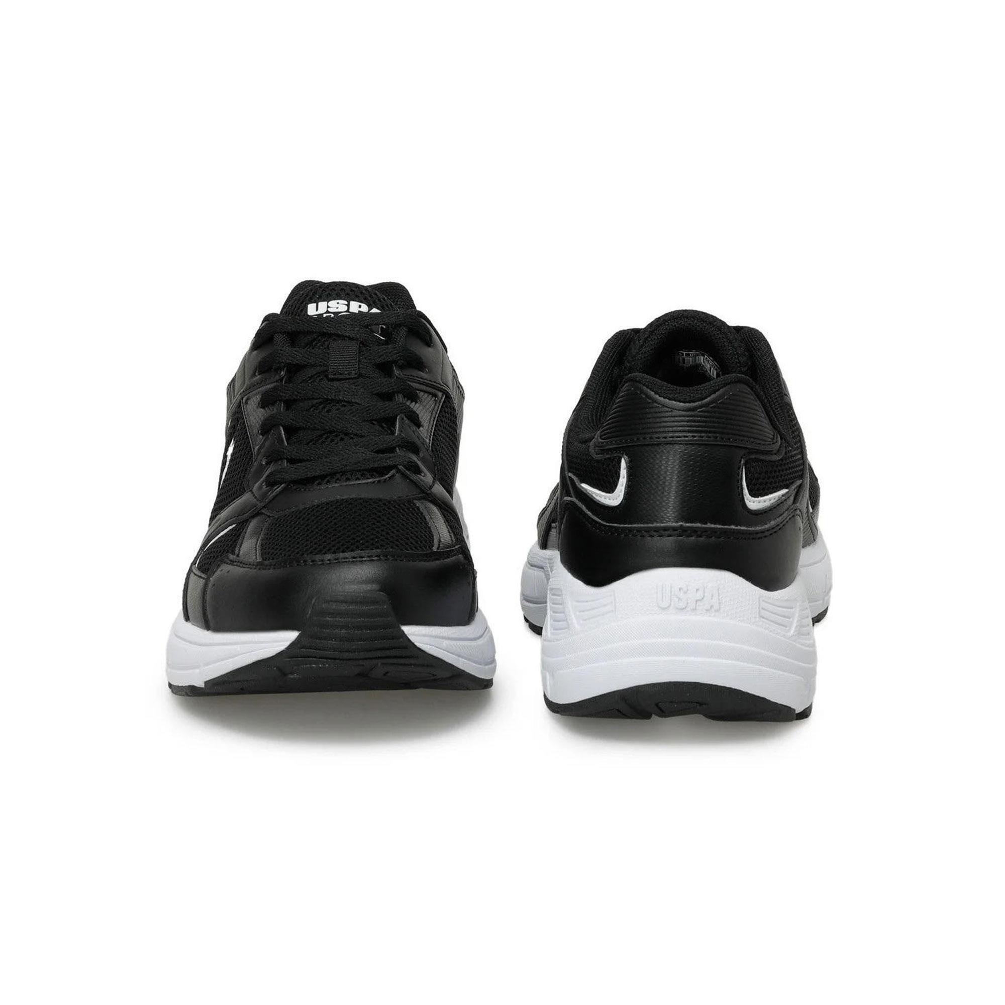 U.S. POLO ASSN. 4M FELIX 4FX ERKEK AYAKKABI - SİYAH/BEYAZ