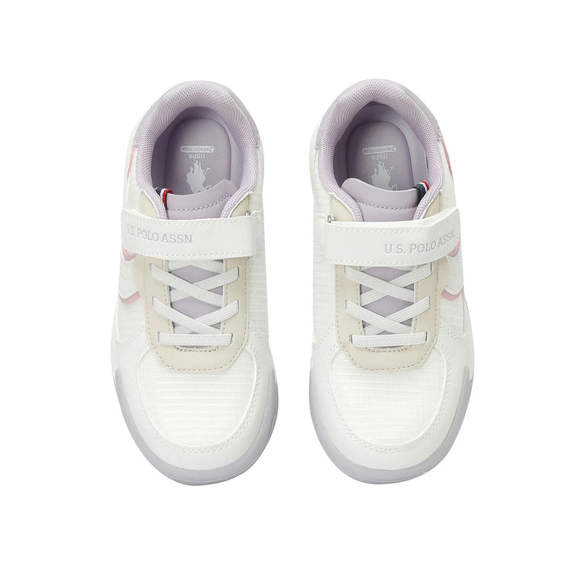 U.S. POLO ASSN. NUMA 5FX KIZ COCUK AYAKKABI - BEYAZ