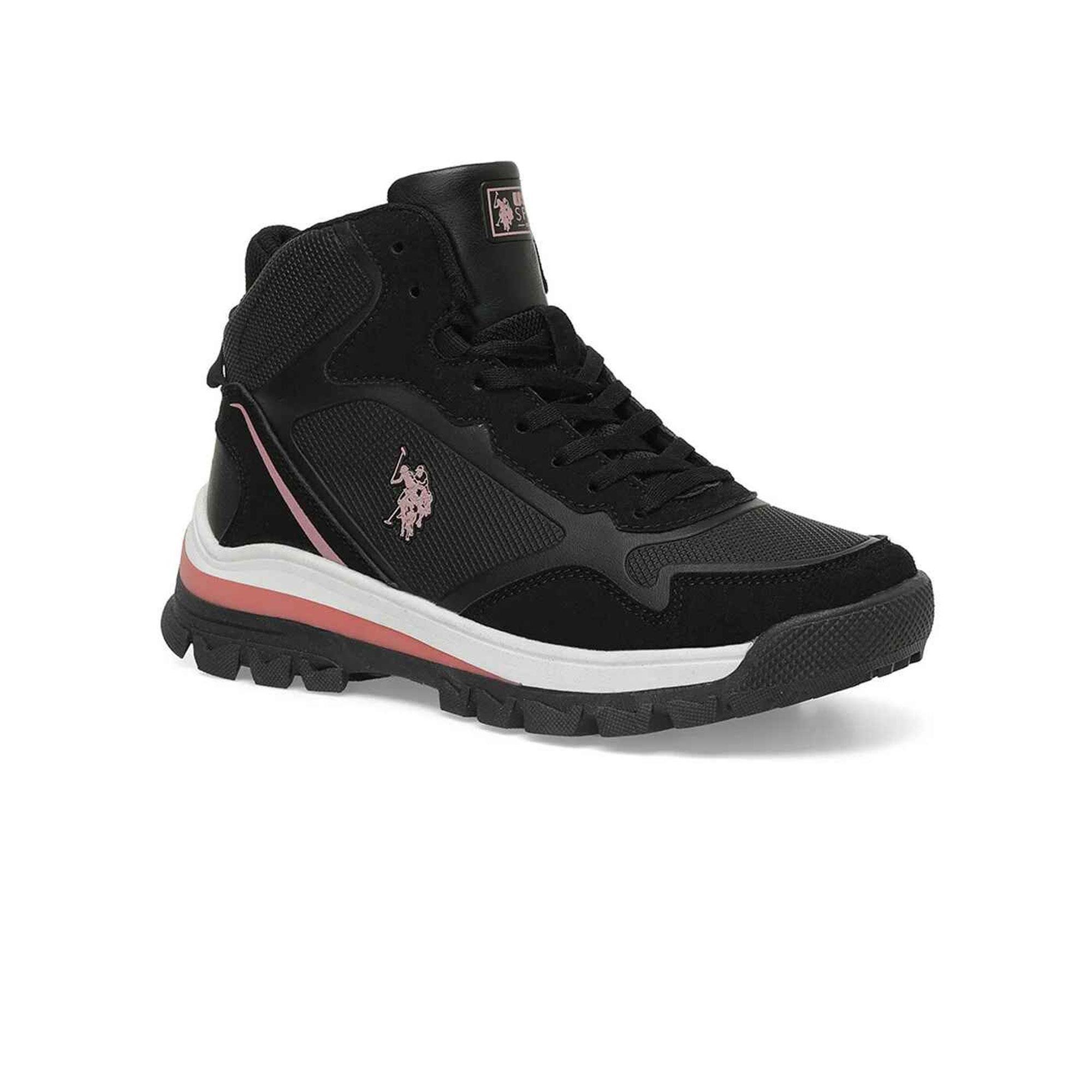 U.S. POLO ASSN. SAGAN HI WMN KADIN AYAKKABI - SİYAH